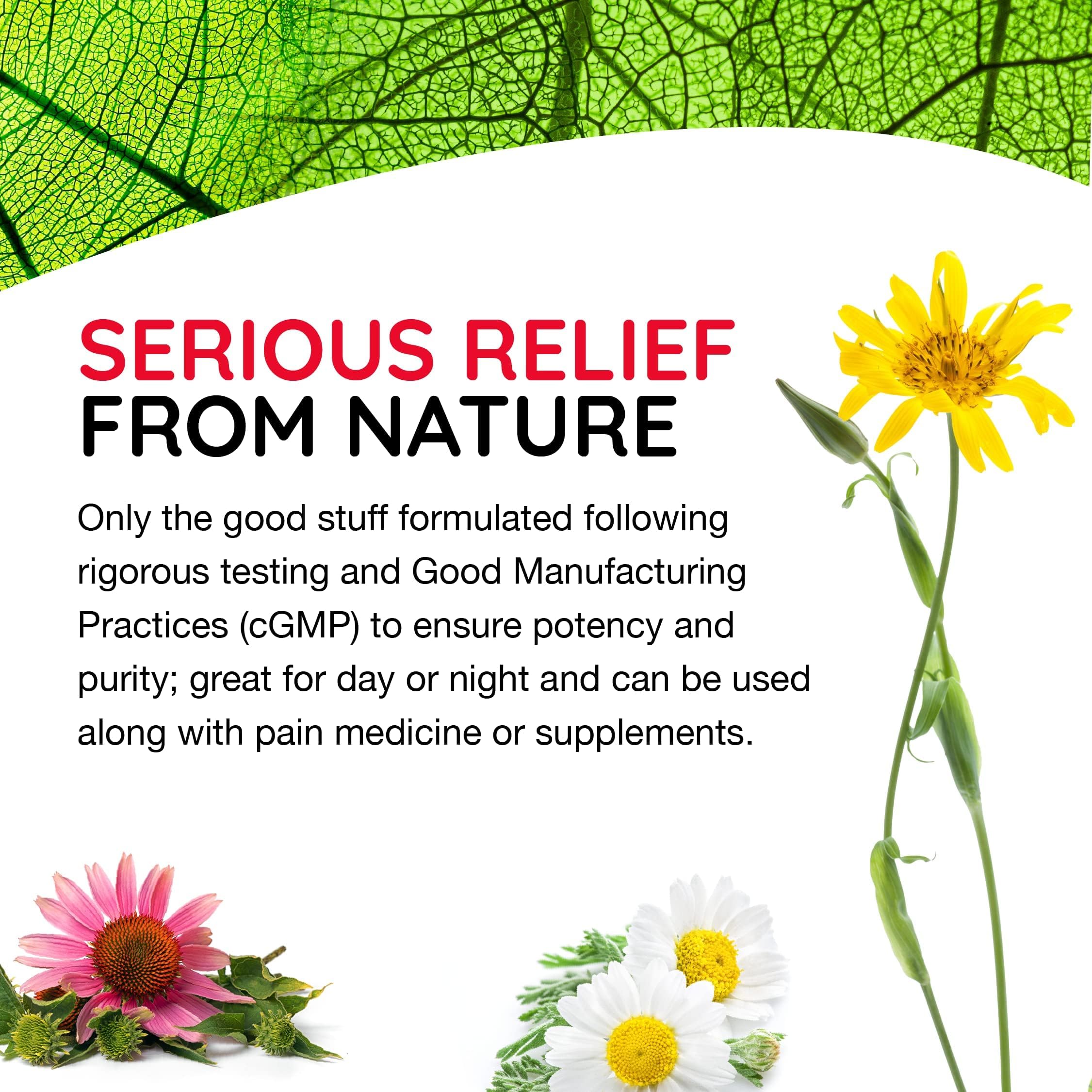 MediNatura T-Relief Arnica +12 Homeopathic Pain Relief, 100 ct