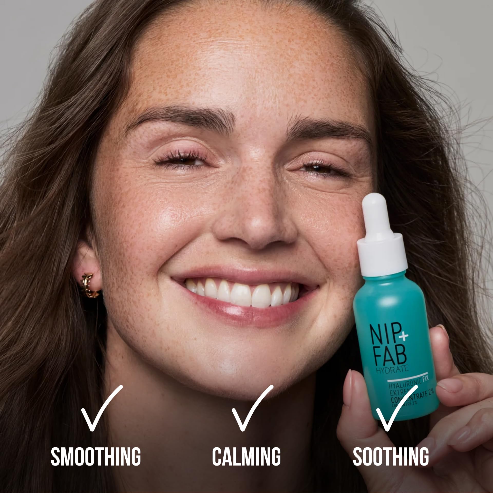Nip + Fab Hyaluronic Fix Extreme 4 2% Concentrate, Daily Concentrated Drops for Face, Quick drying serum to replenish moisture levels. For dewy and visibly plumped skin, Multicolor, 30ML