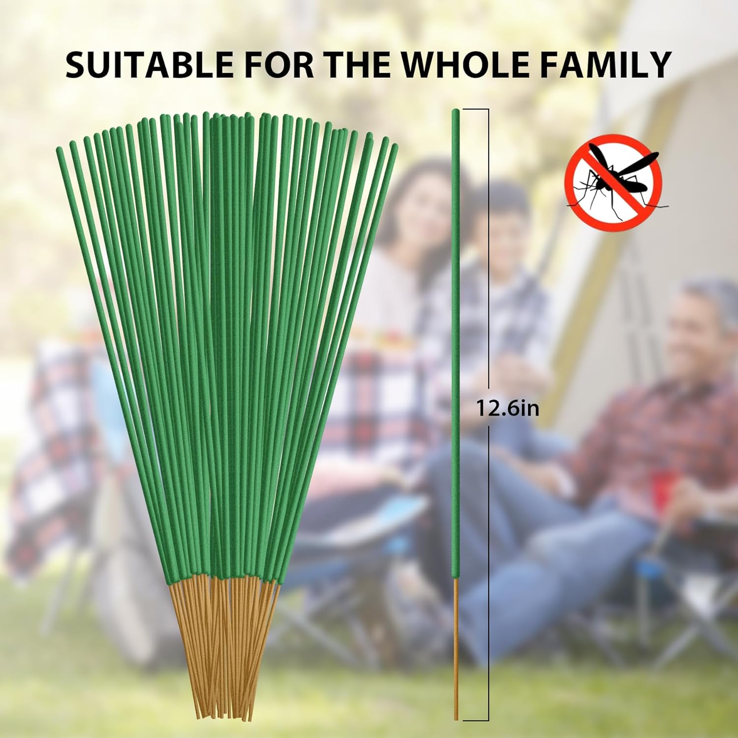BugBai mosquito repellent outdoor patio candles with citronella oil, 120 pcs to keep mosquitoes away.