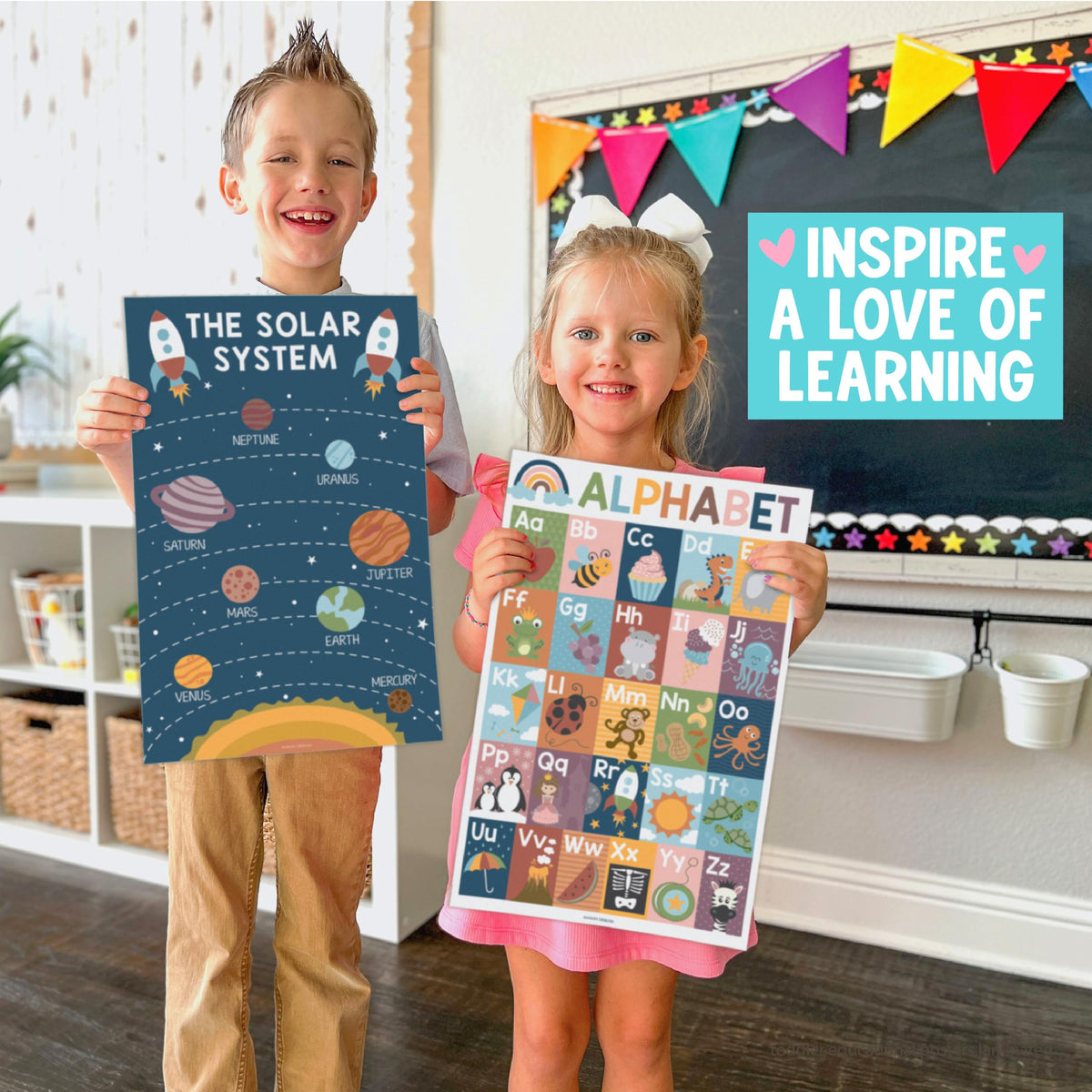16 Laminated Toddler Learning Posters 1 3 for Preschool - Hadley Designs Official Imagery - 6