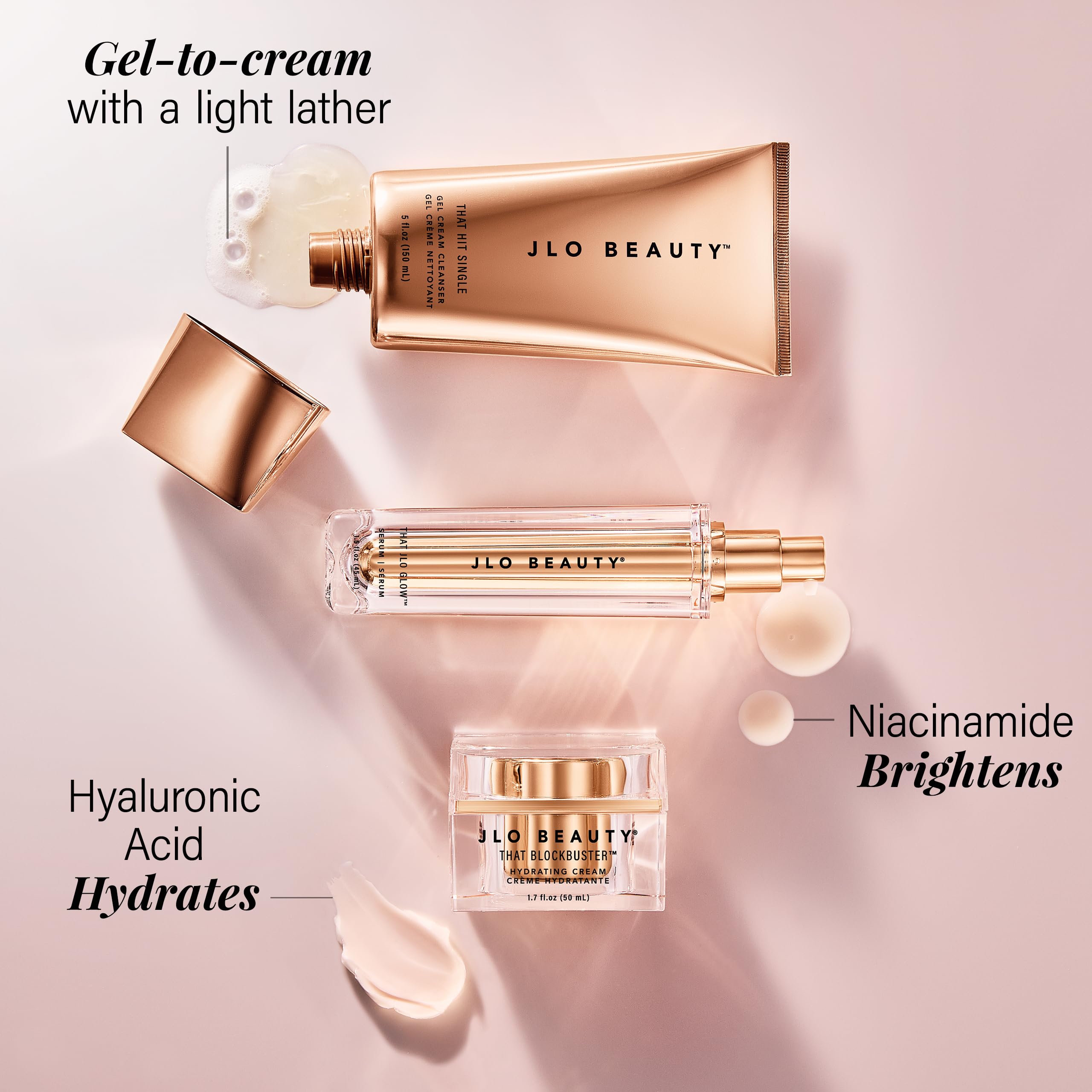 JLO BEAUTY 3-Step Skin Care Set: Cleanser, Serum &amp; - JLO BEAUTY