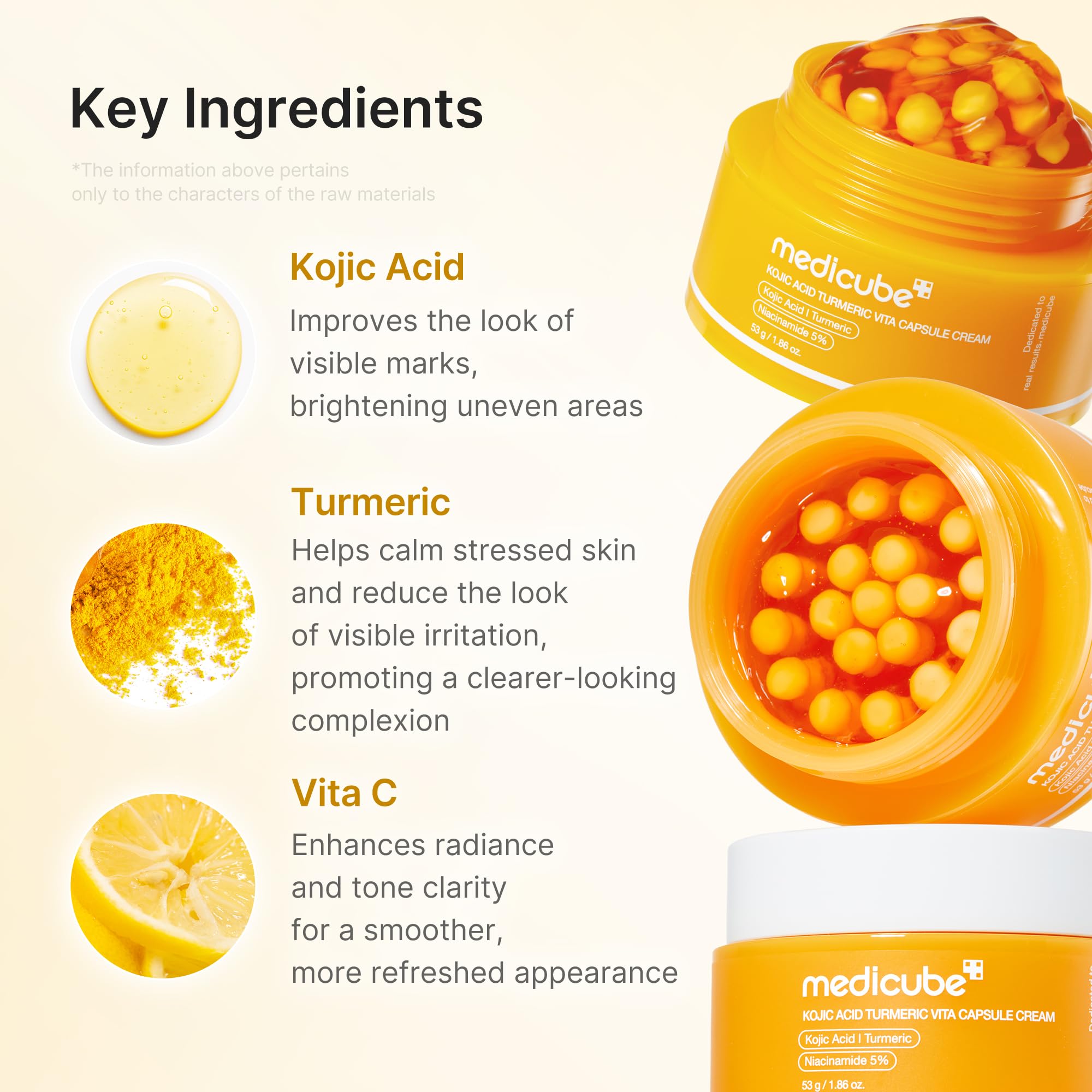 medicube Capsule Cream with Kojic Acid & Turmeric for Uneven Skin Tone - View 4