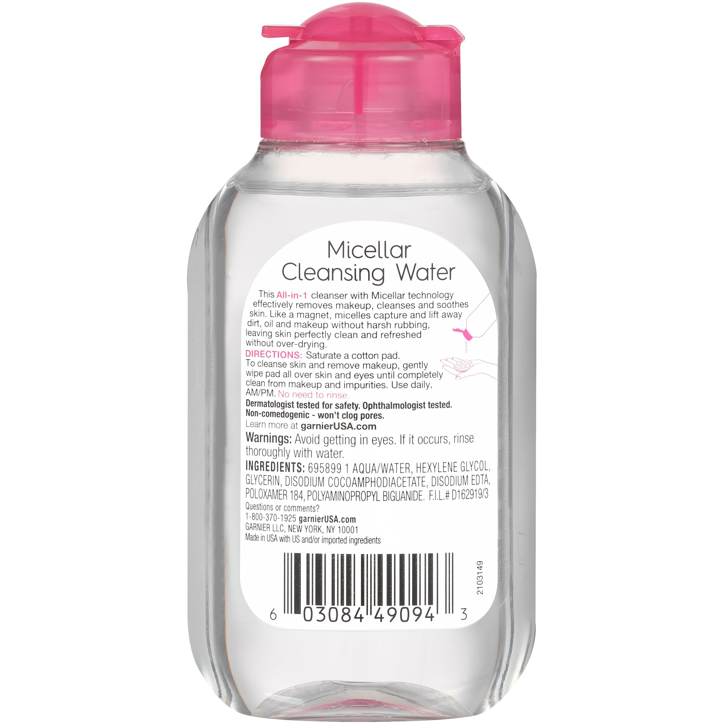 Garnier Micellar Cleansing Water, All-in-1 Makeup Remover and... - Elefair Tech Official Product View 3