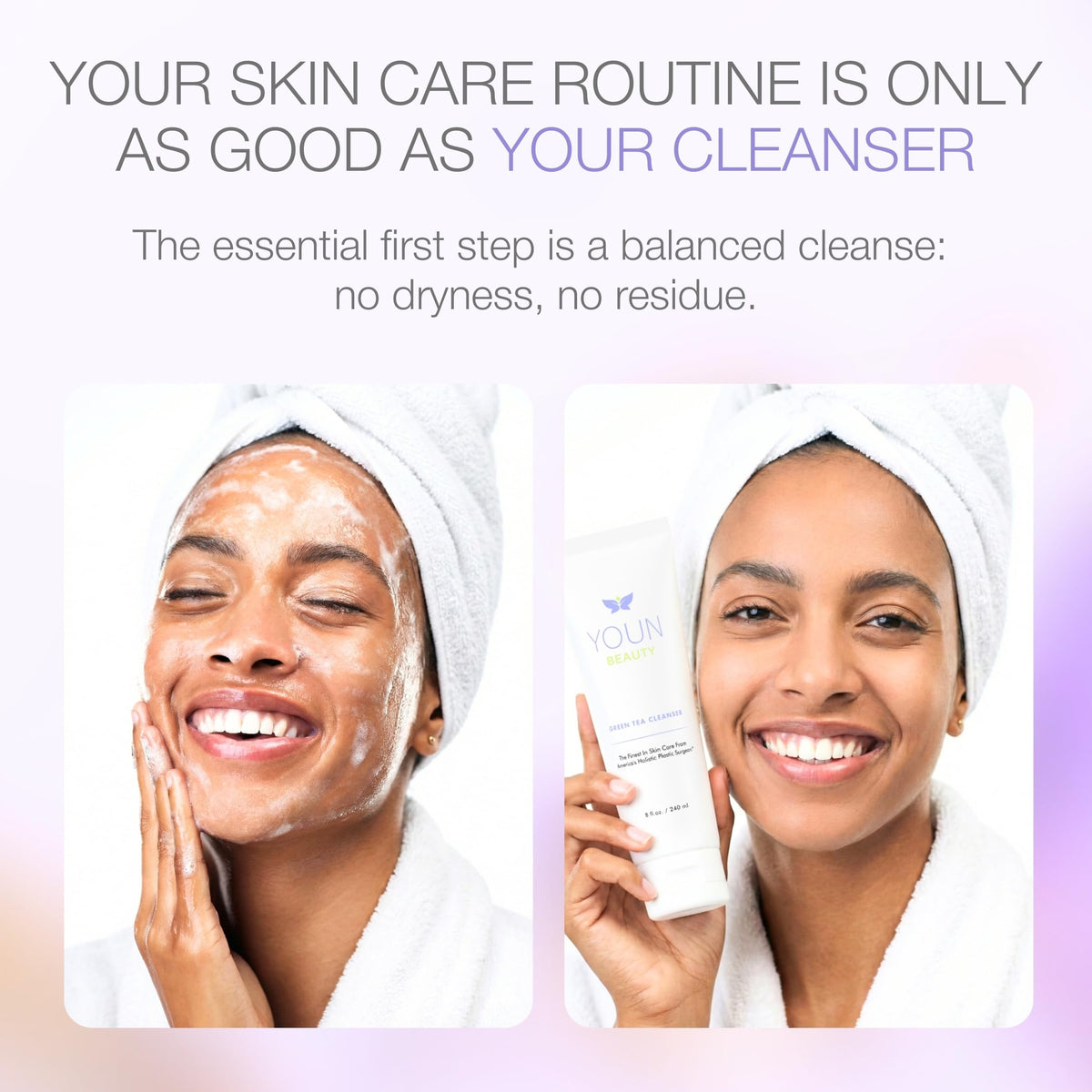 YOUN Beauty Green Tea Face Cleanser by Dr Anthony Youn - YOUN Beauty Official Imagery - 7