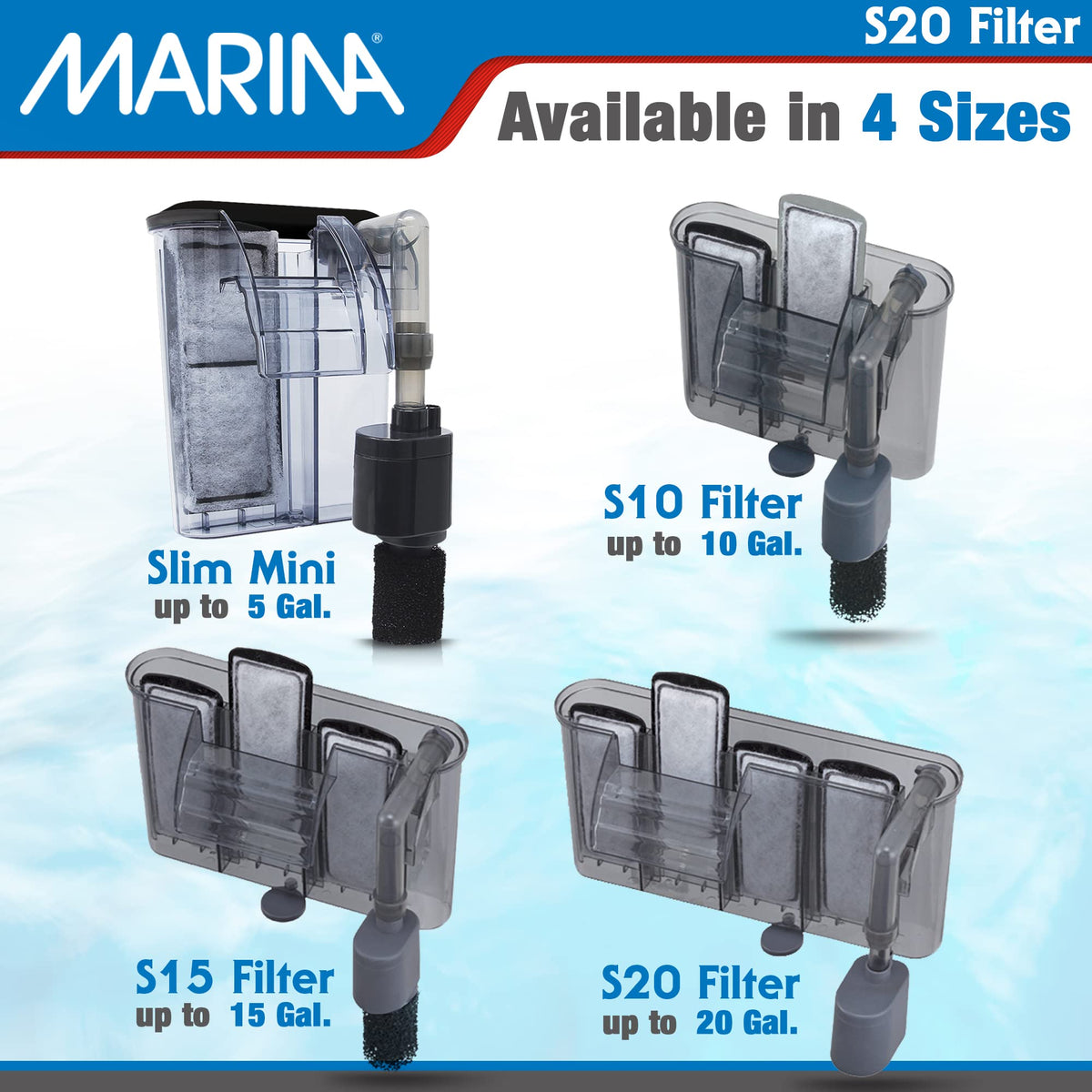 Marina S20 Power Filter Grey - Marina Official Imagery - 8