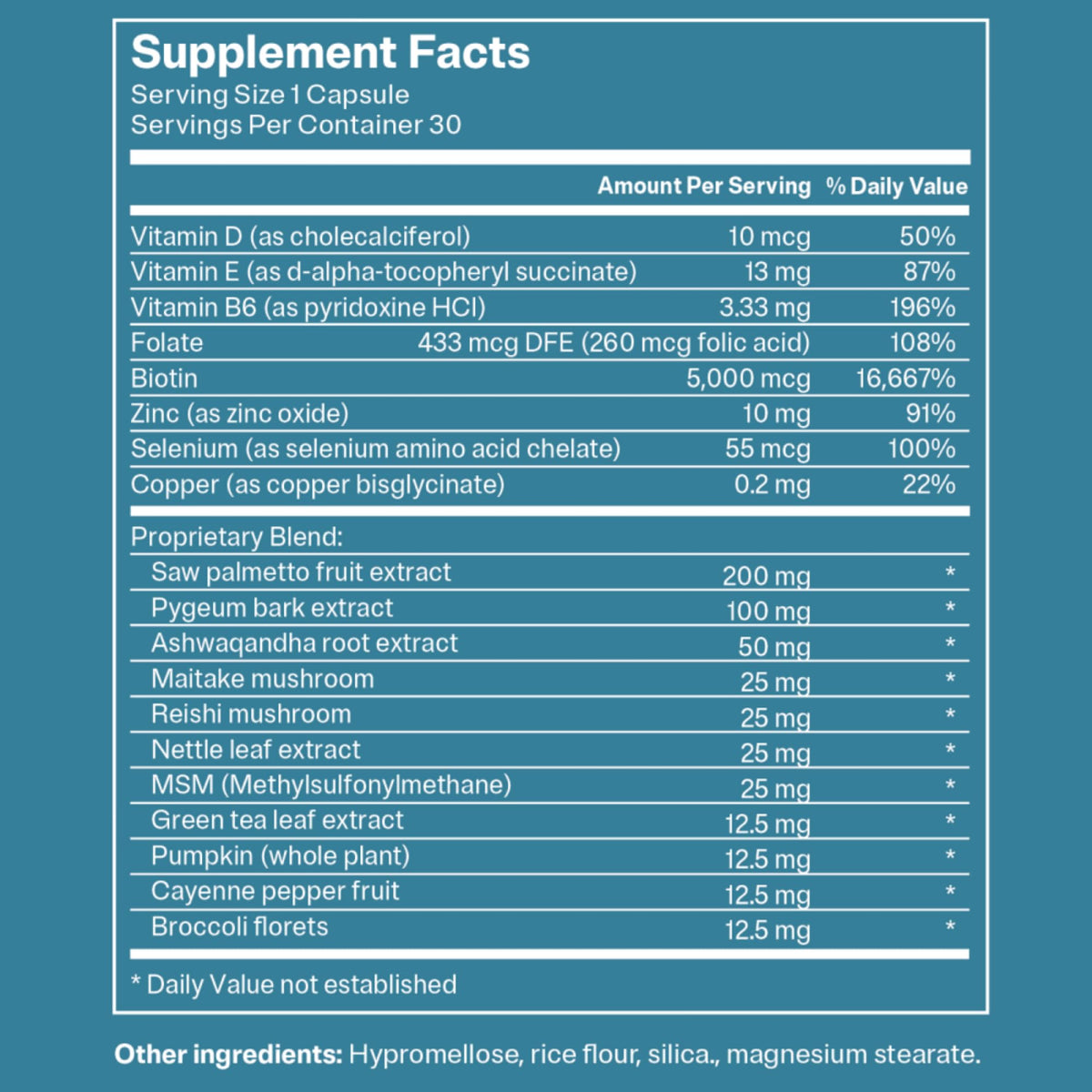 Regrowth Supplements Hair Growth Vitamins for Women Men - MDhair Official Imagery - 7