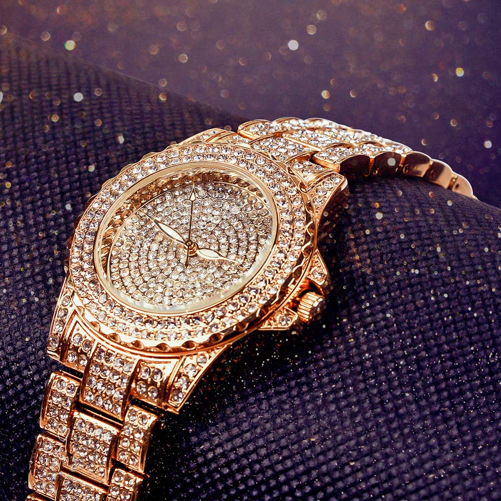 Smalody Round Luxury Women Watch Crystal Rhinestone Diamond - Smalody Official Imagery - 3