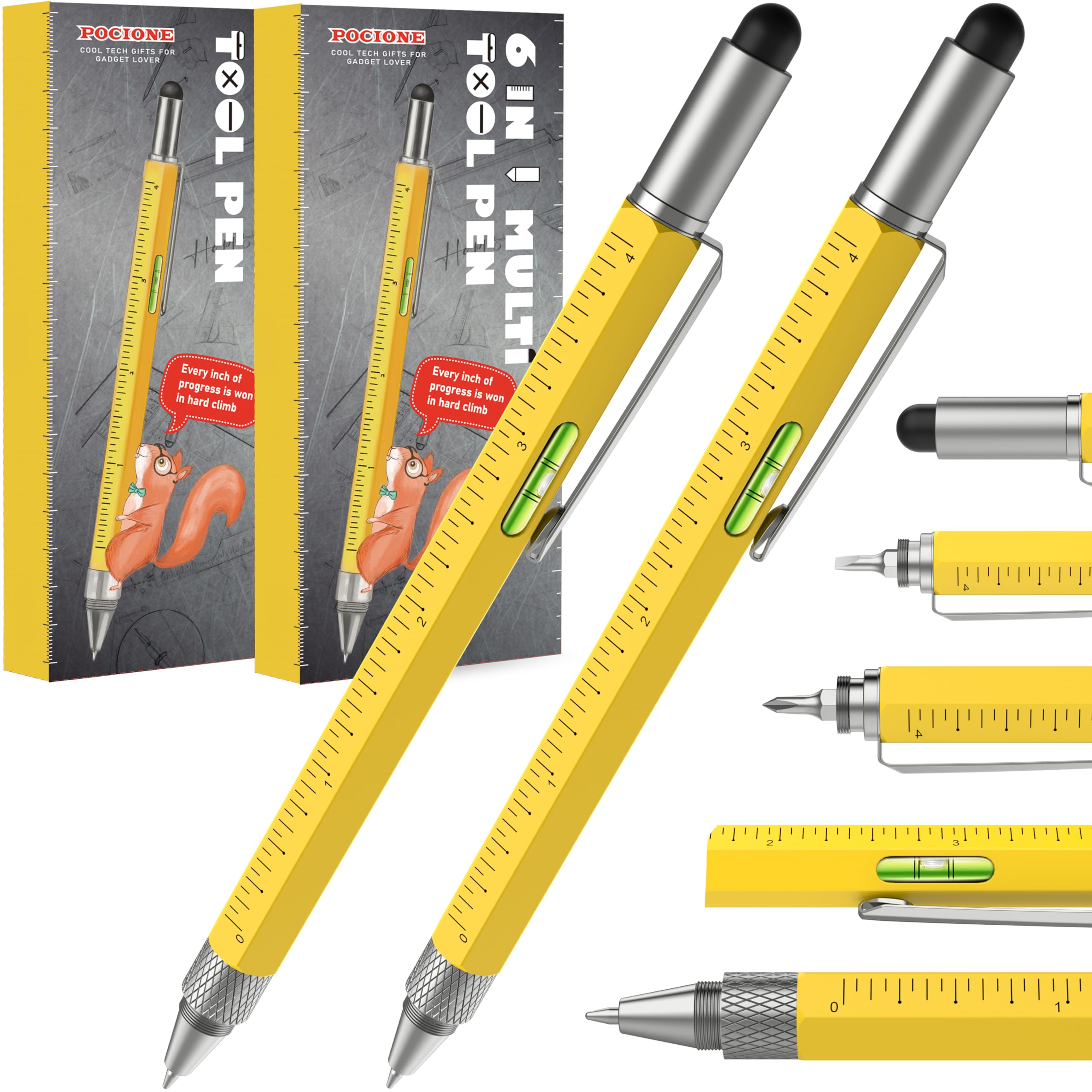 POCIONE Stocking Stuffers for Men Multitool Pen - Mens Gifts for Chris - View 8