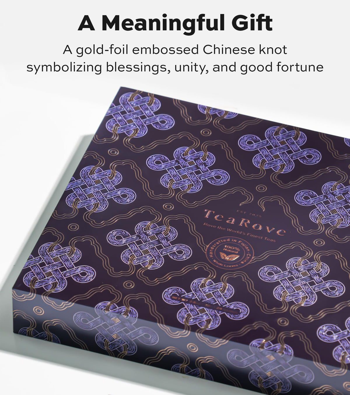 TeaRove Fancy Tea Gift Set with Gold Foil Presentation Box - TeaRove Official Imagery - 5