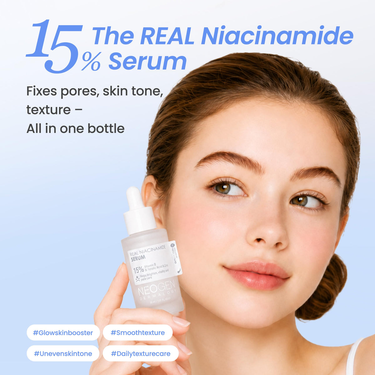 NEOGEN Dermalogy Real 15 Niacinamide Serum 1 01 oz - DERMALOGY by NEOGENLAB Official Imagery - 3