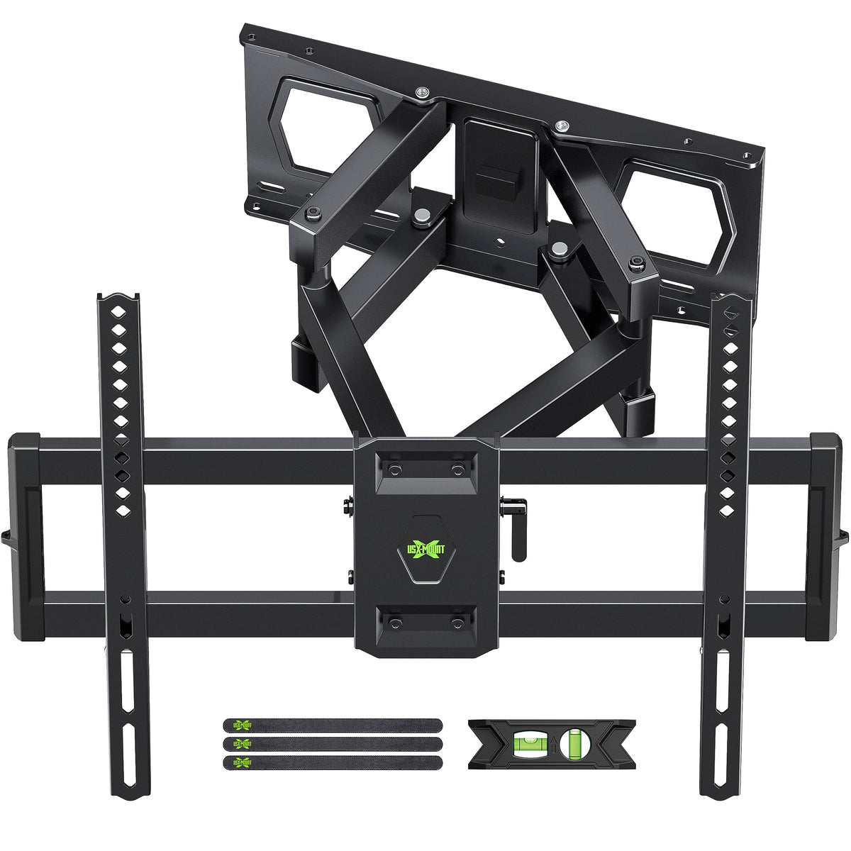 Full Motion TV Wall Mount for Most 37 84 Flat Screen TV - USX MOUNT Official Imagery - 1