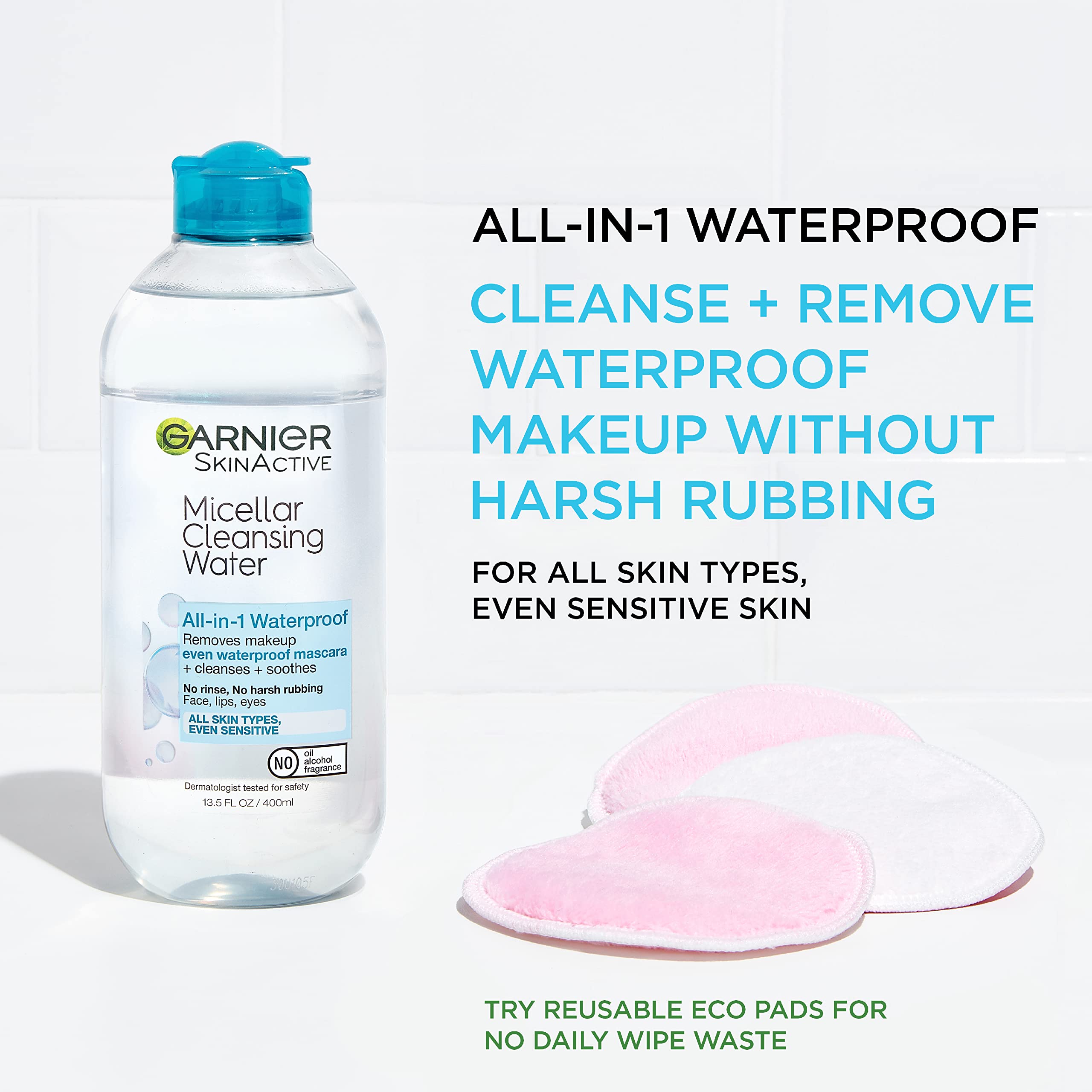 Elefair Tech Garnier Micellar Water For Waterproof Makeup, Hydrating Facial - Elefair Tech Official Product View 3