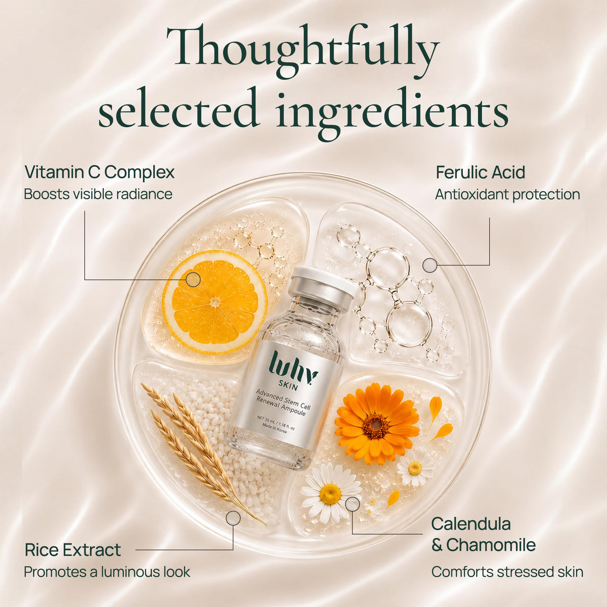 Stem Cell Serum for Face - LUHV Skin Official Imagery - 4