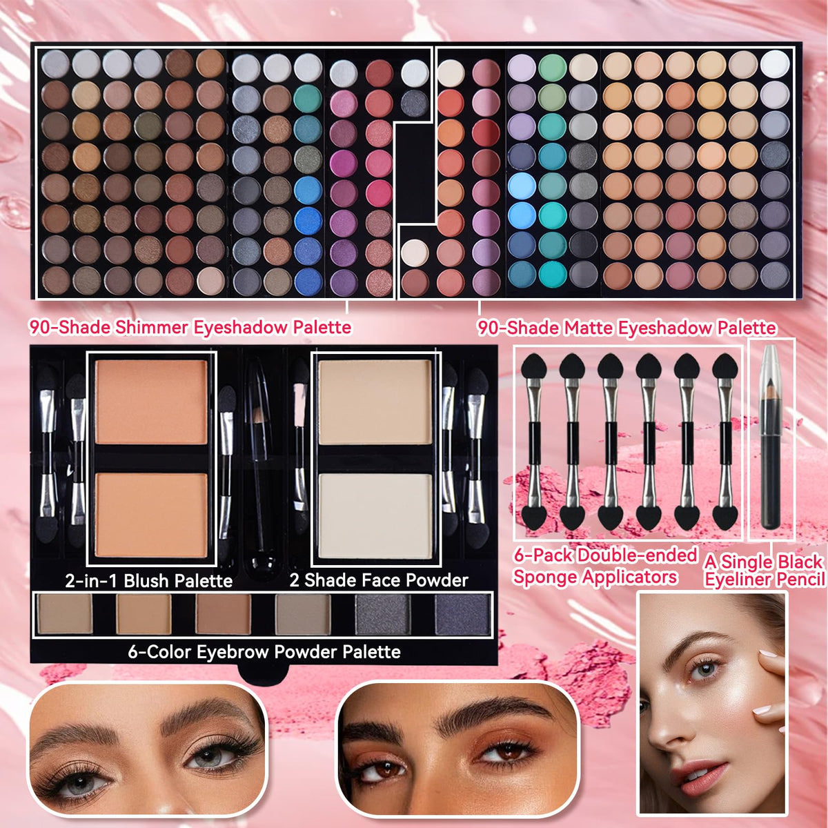 Pure Vie All in One Holiday Gift Makeup Set Essential - Pure Vie Official Imagery - 7