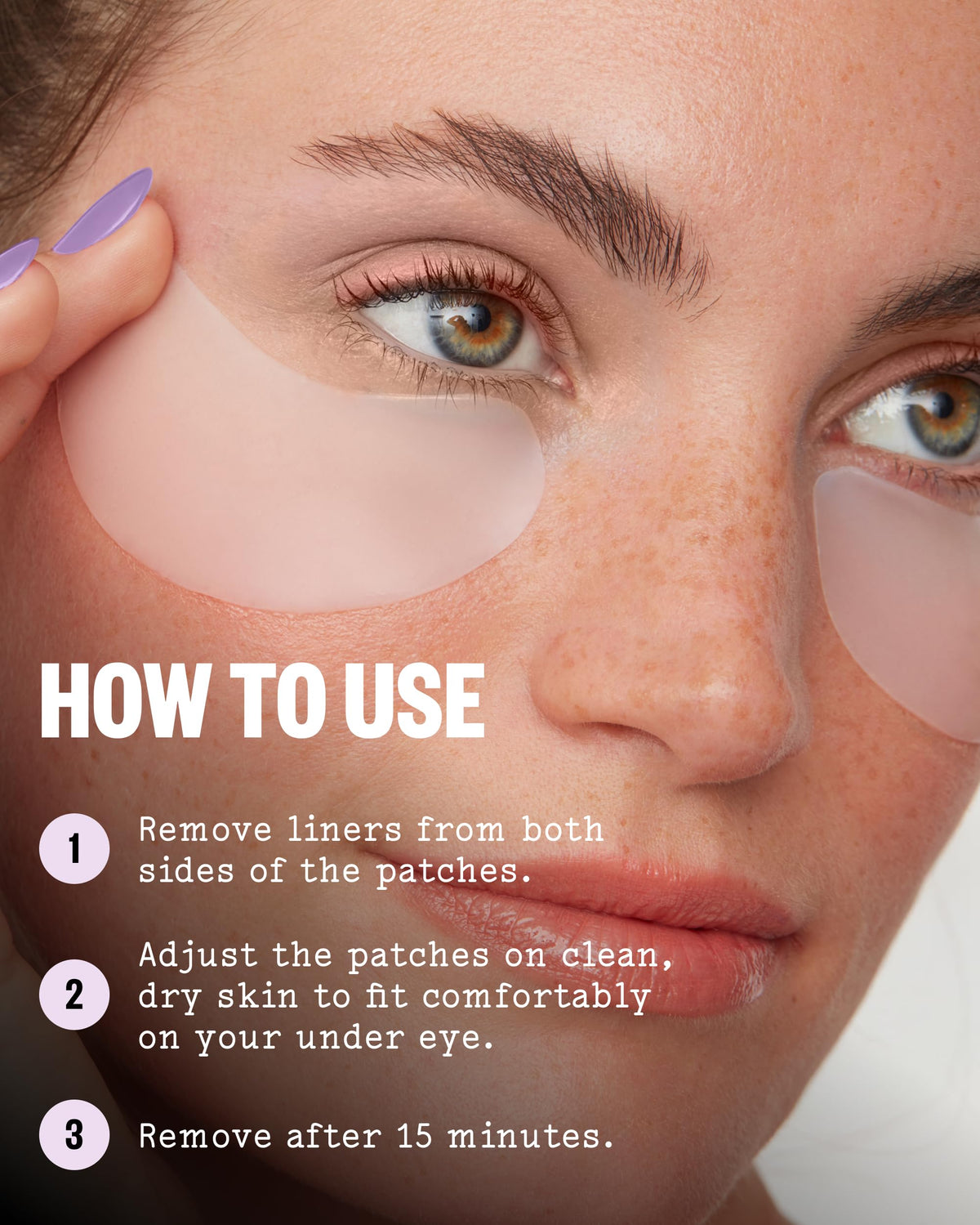 PEACE OUT Puffy Eyes hydrating under eye patches masks with soothing gel-like texture for reducing puffiness and dark circles.