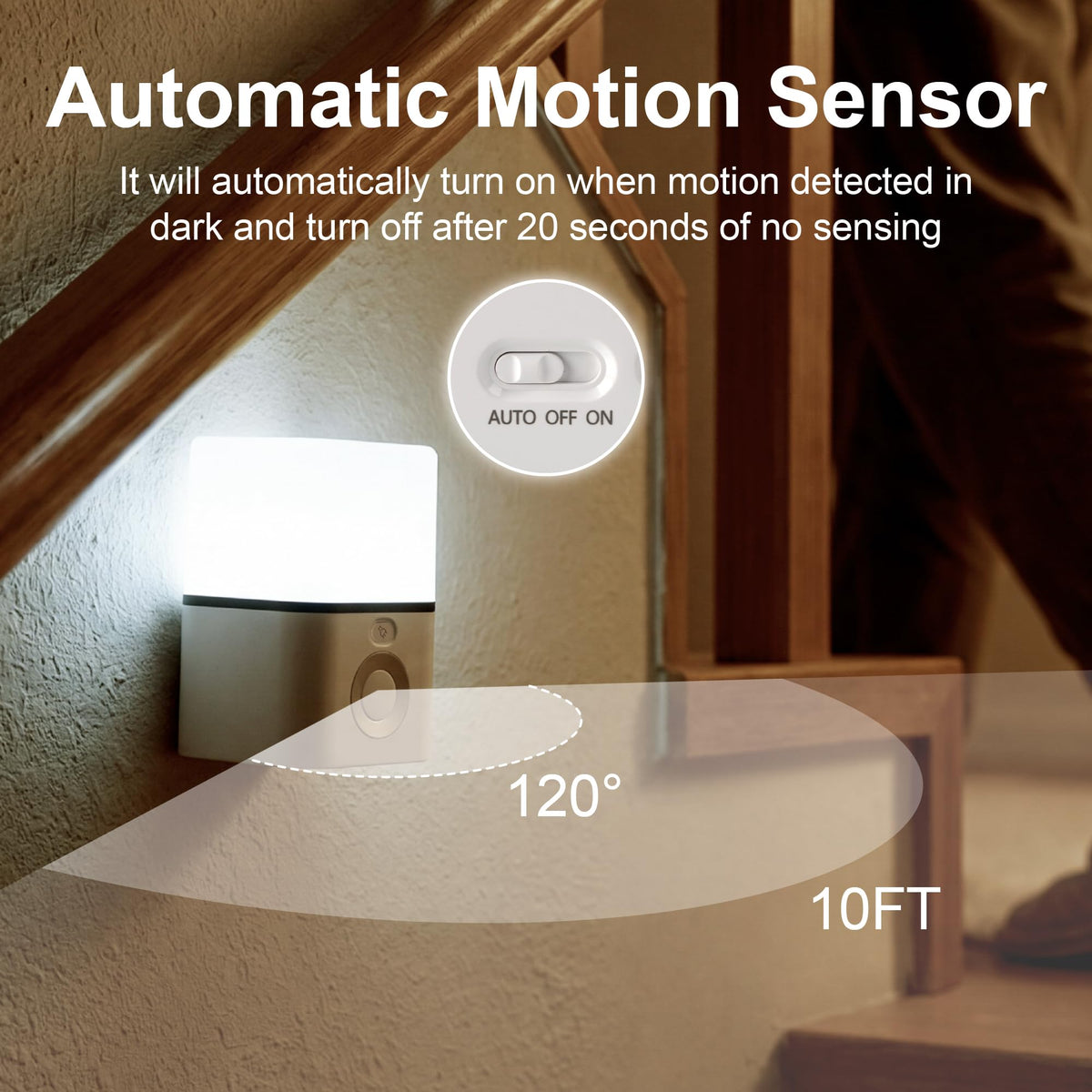 2000mAH Rechargeable Motion Sensor Night Light 4 in 1 - BITILLUM Official Imagery - 6