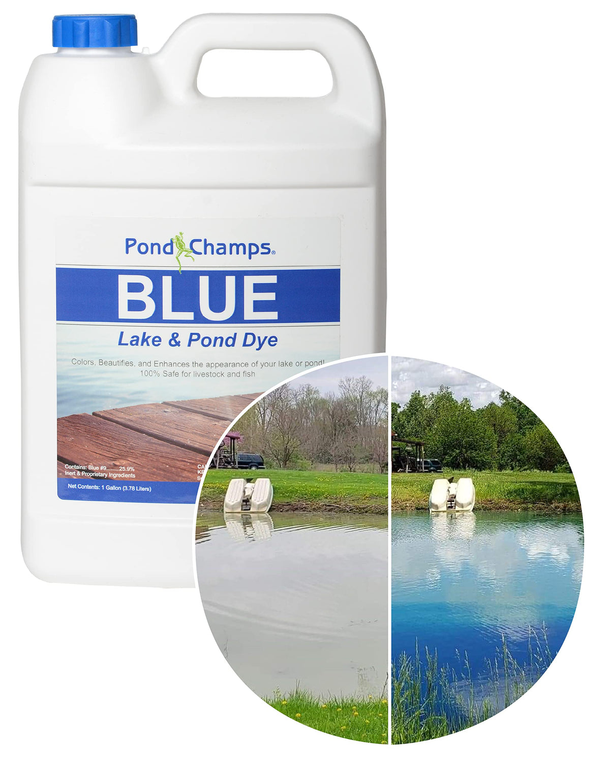 Blue Lake and Pond Dye - Pond Champs Official Imagery - 2