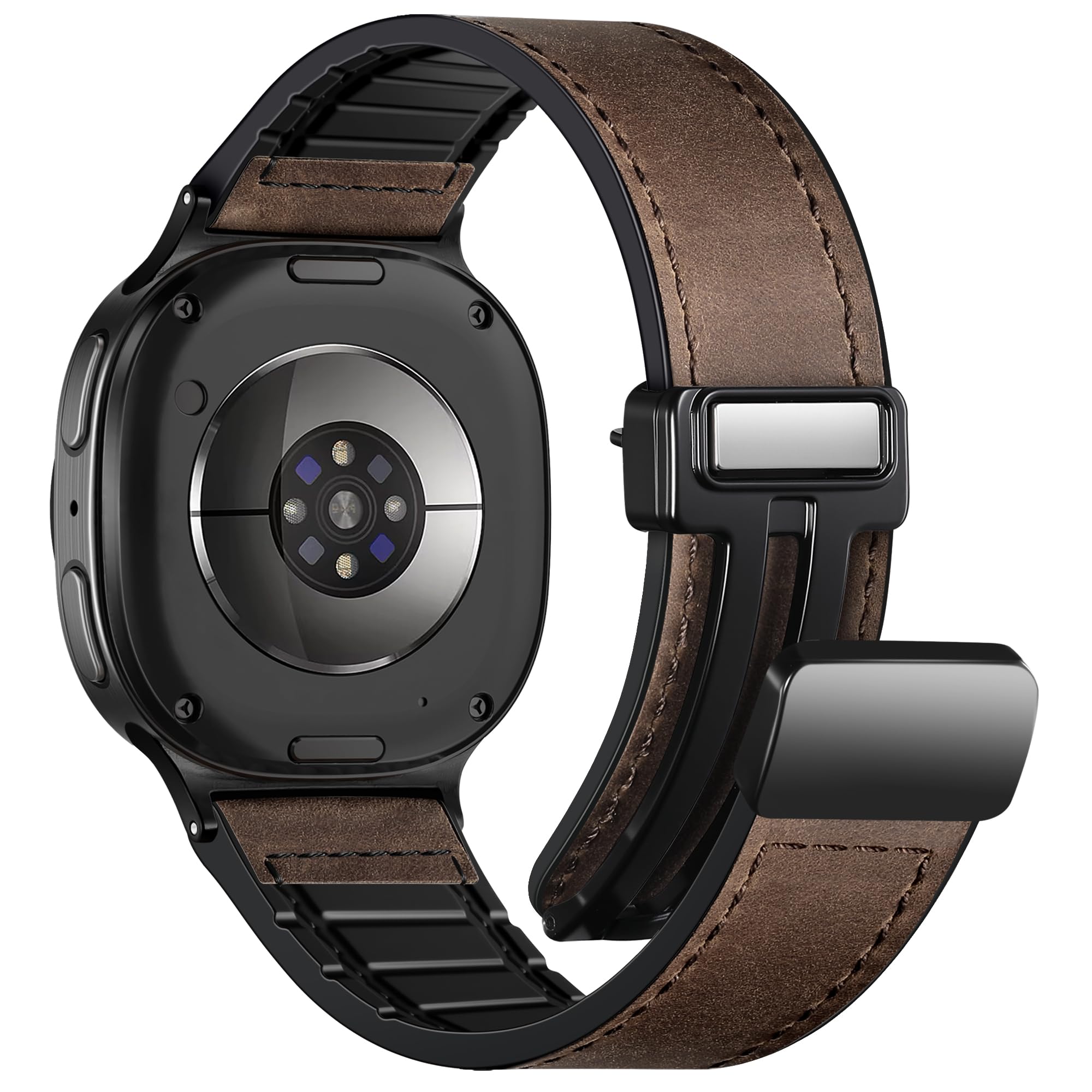 Magnetic Leather Band Compatible with Galaxy Watch 9 8 Band 40mm - Product Imagery