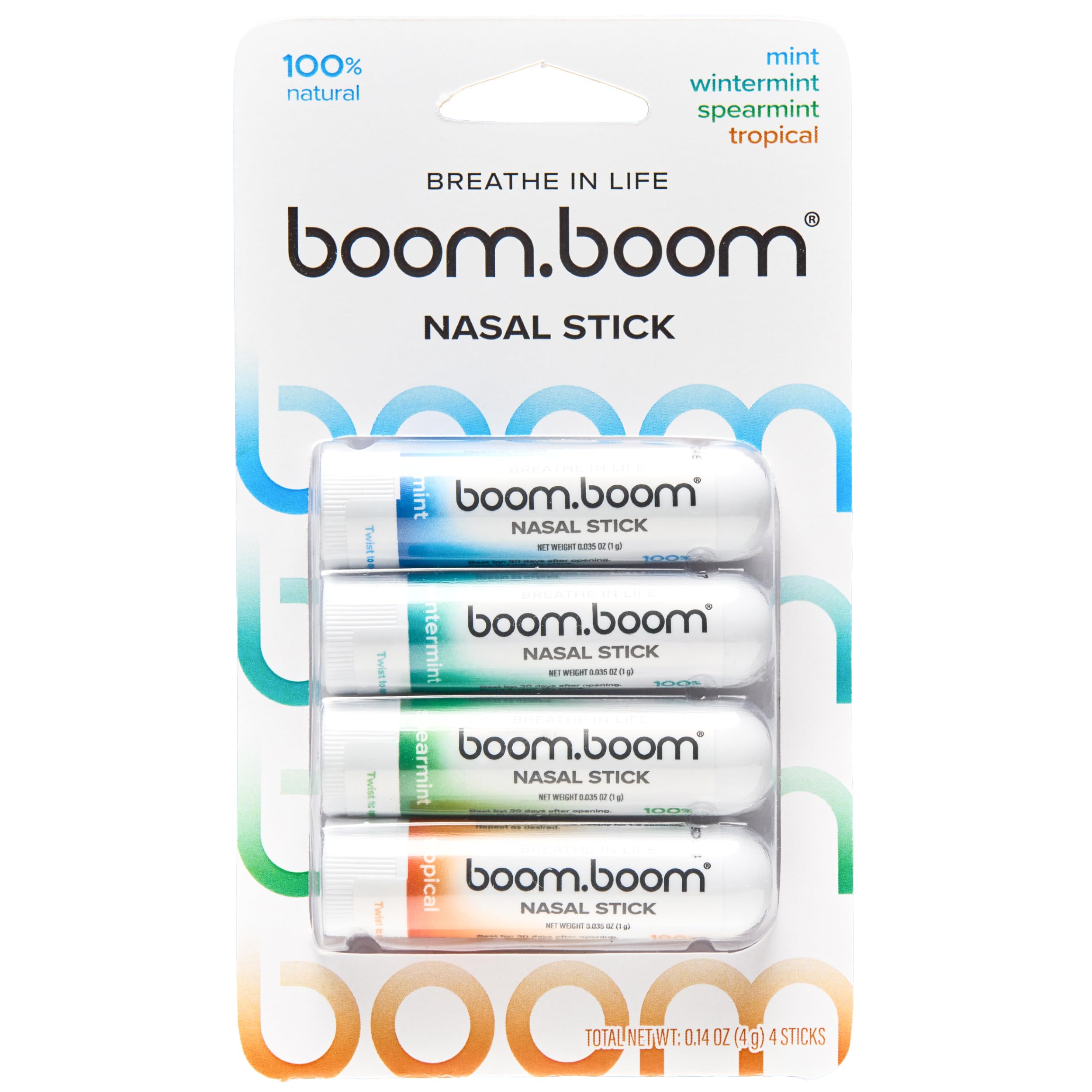 BoomBoom Nasal Stick | Vapor Flow Technology | Cool Refreshing - Product Imagery