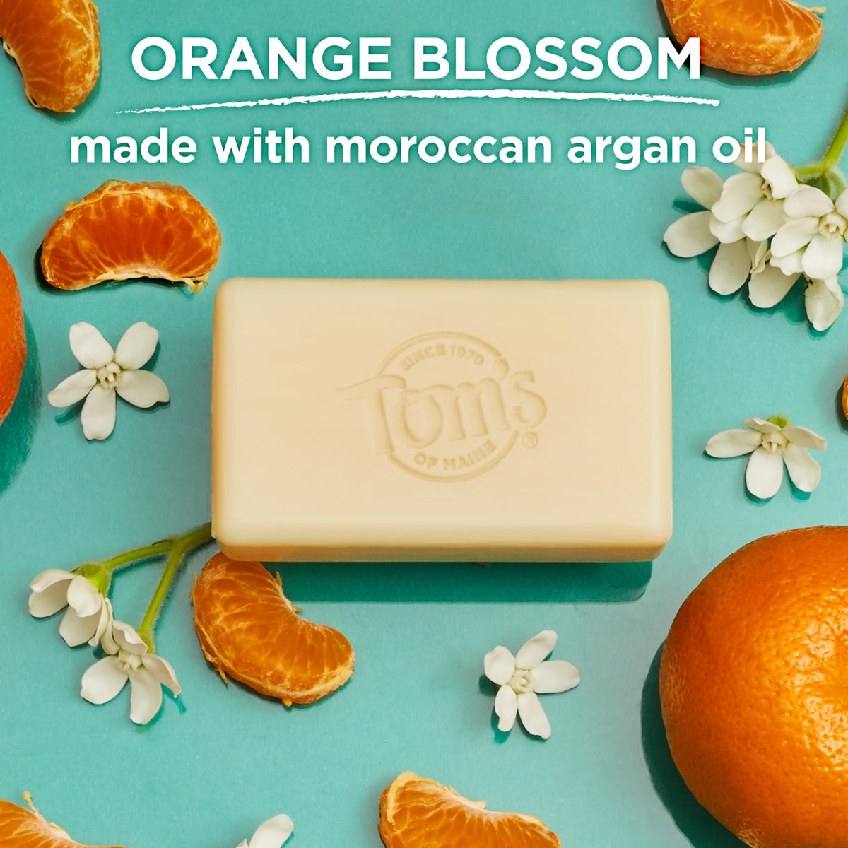 Tom s of Maine Natural Beauty Bar Soap Orange Blossom 5 oz - Tom's of Maine Official Product Imagery - 7