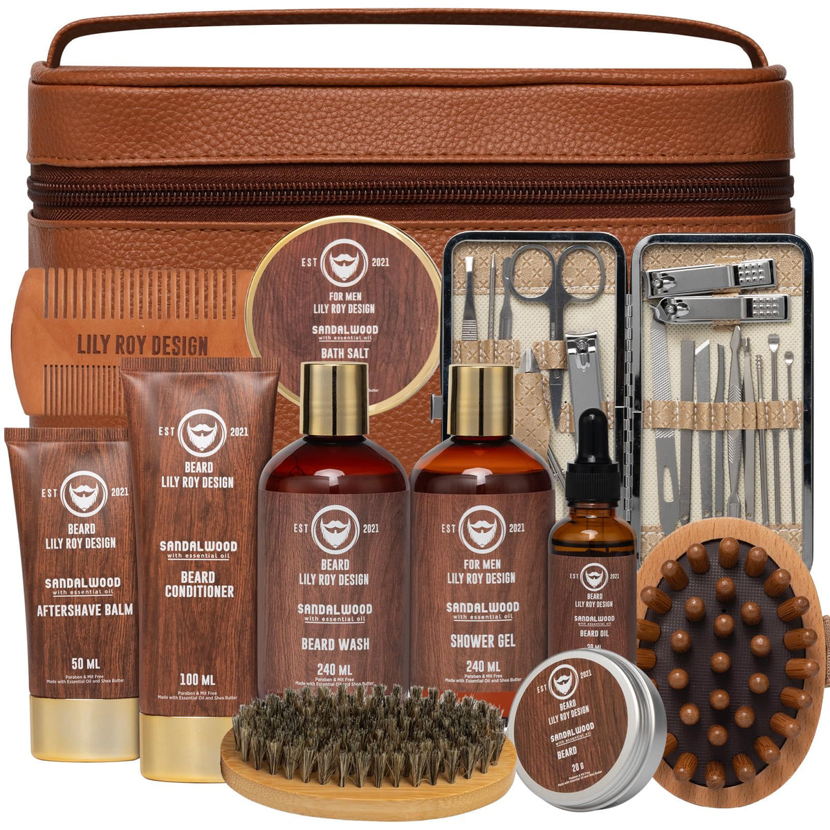 26Pcs Fathers Day Spa Gifts Birthday Gift for Dad Spa Gift - LILY ROY Official Imagery - 8