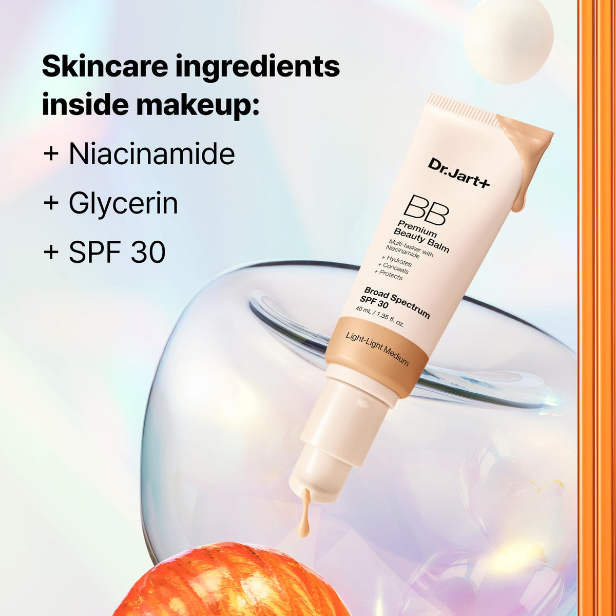 Dr Jart Premium Beauty Balm Korean Tinted Moisturizer with - Premium Selection Official Imagery - 6