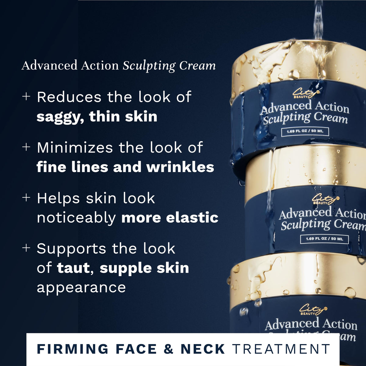 City Beauty Advanced Action Sculpting Cream Face Neck 1 69 - Premium Selection Official Imagery - 3