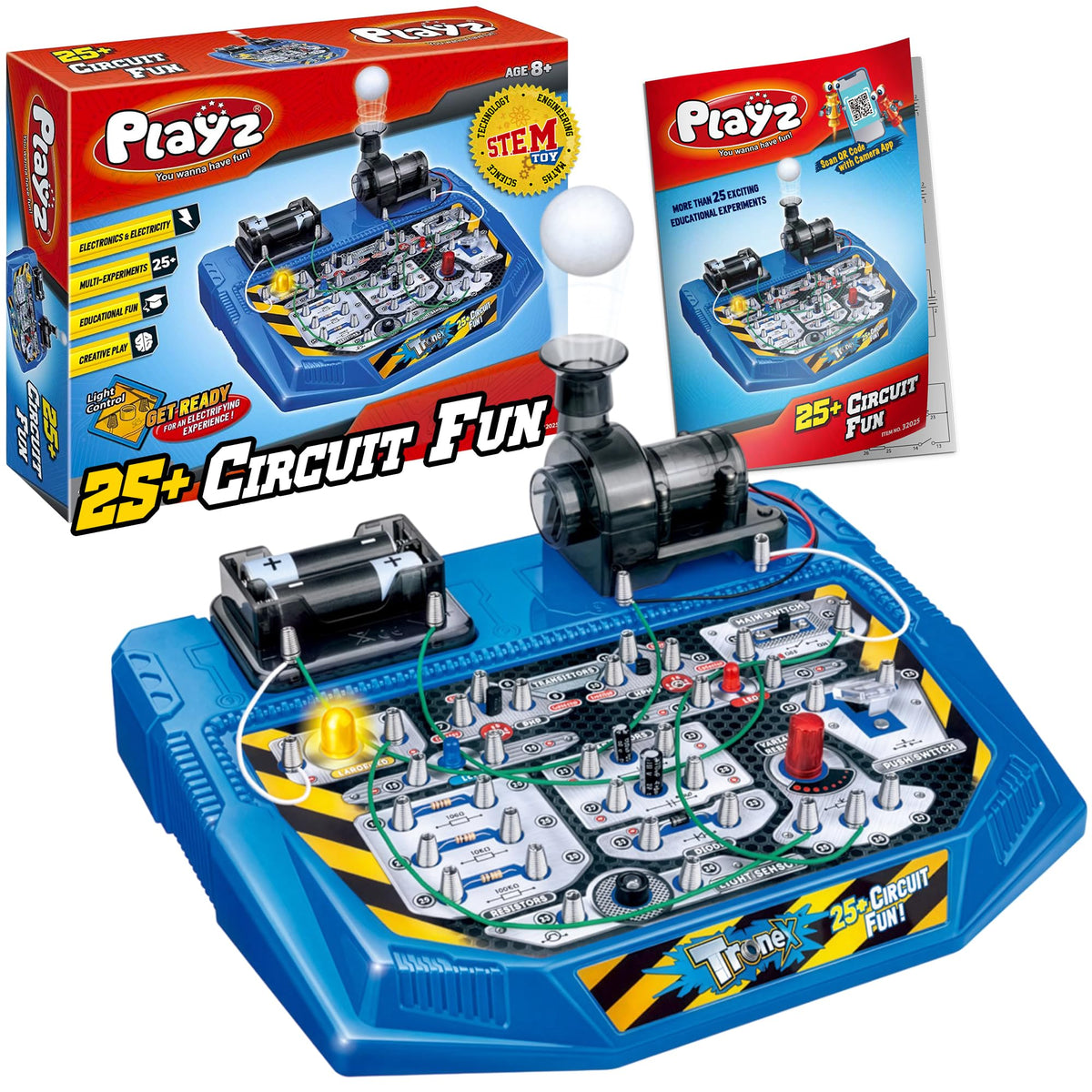 Playz Circuit Board for Kids Educational Science Kits for - Playz Official Imagery - 1
