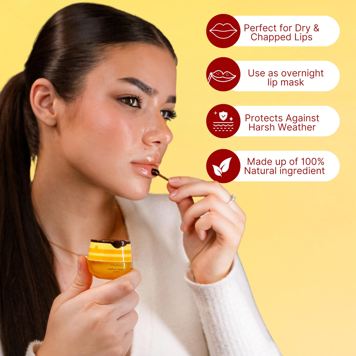 Original My Bee Balm Lip Balm Propolis Hydrating Balm Pot - Bee Balm Official Imagery - 4