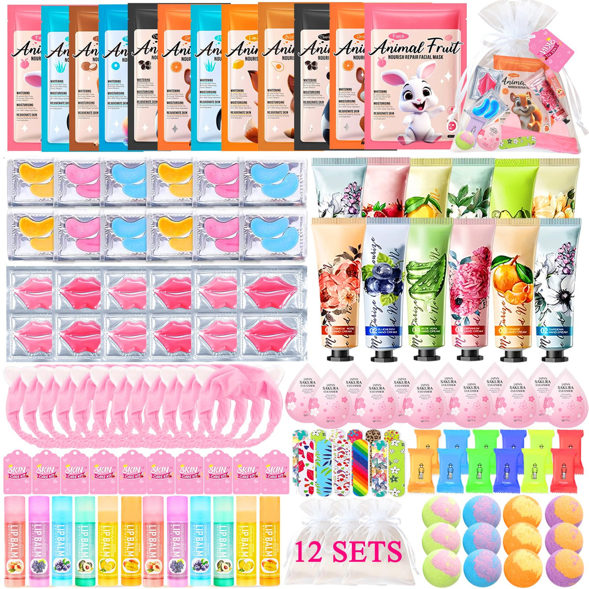144 PCS Spa Party Supplies for Women Spa Day Favors - SSGP Official Imagery - 2