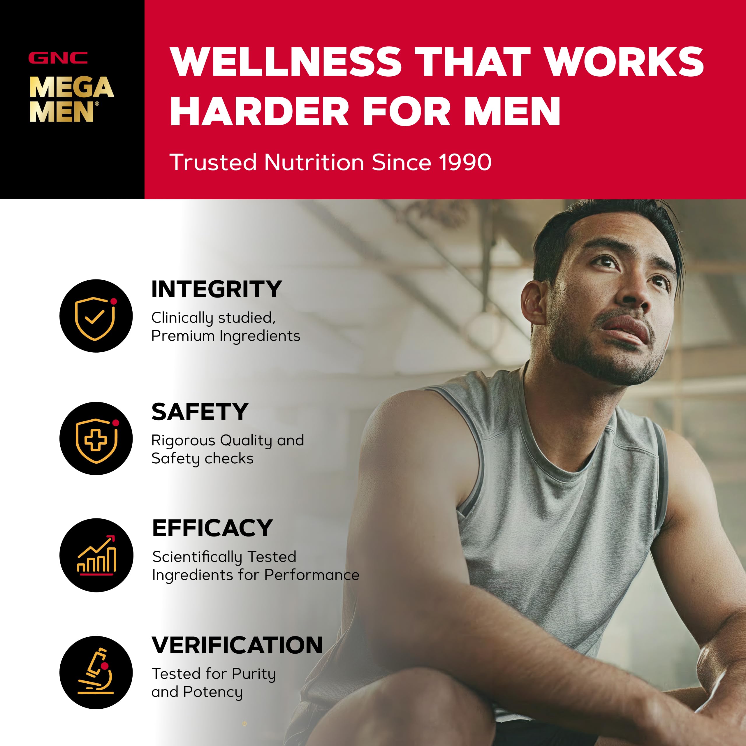 GNC Mega Men Prostate & Virility Multivitamin for Men, 90ct