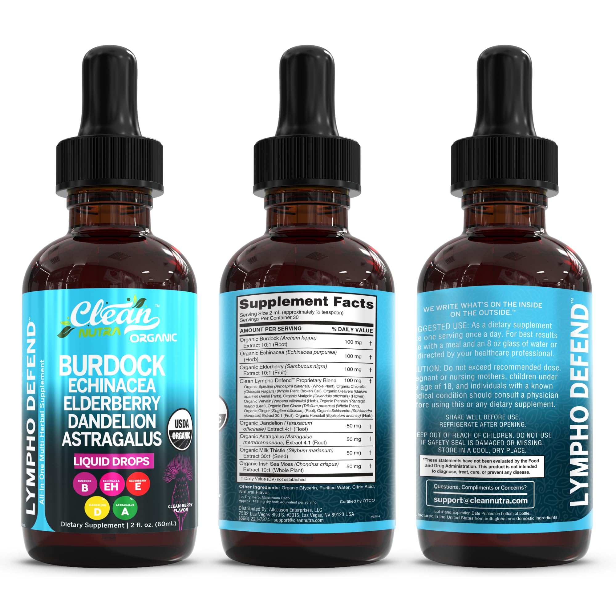 Lymphatic Drainage Drops - Clean Nutraceuticals Official Imagery - 6