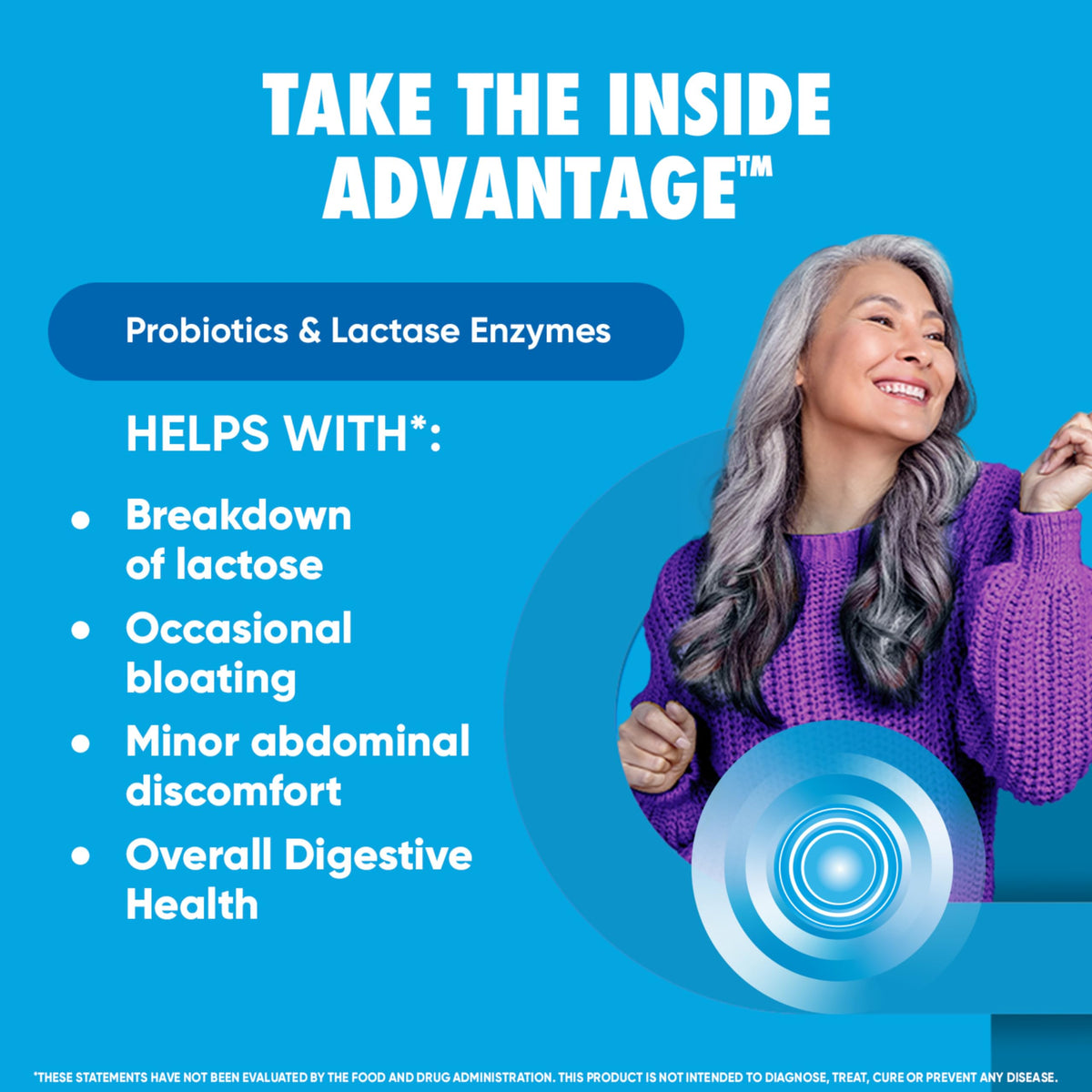 Digestive Advantage Probiotics Lactase Digestive Enzymes For - Digestive Advantage Official Imagery - 3