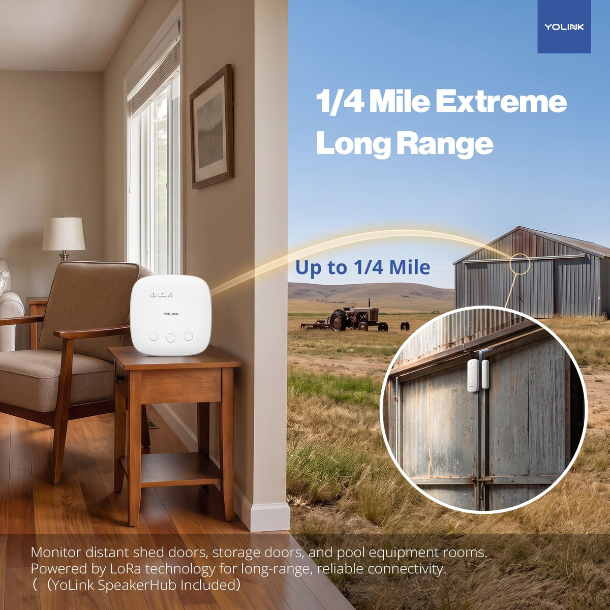 YoLink Door and Window Sensor Kit 3 Pack SpeakerHub - YoLink Official Imagery - 6