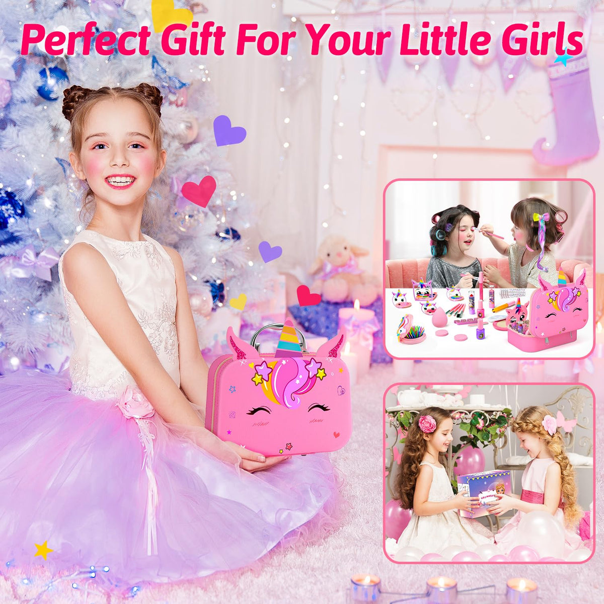 Kids Makeup Kit for Girls - Mqsiuve Official Imagery - 8