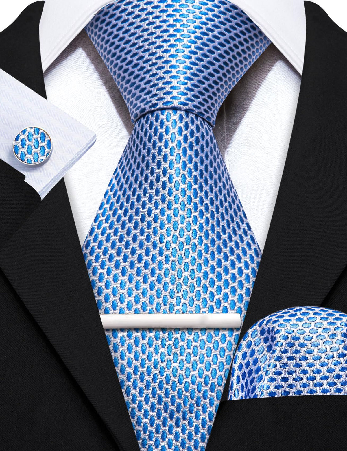 Barry Wang 15PCS Mens Tie Sets Collection Gift Box Necktie - Barry.Wang Official Imagery - 3