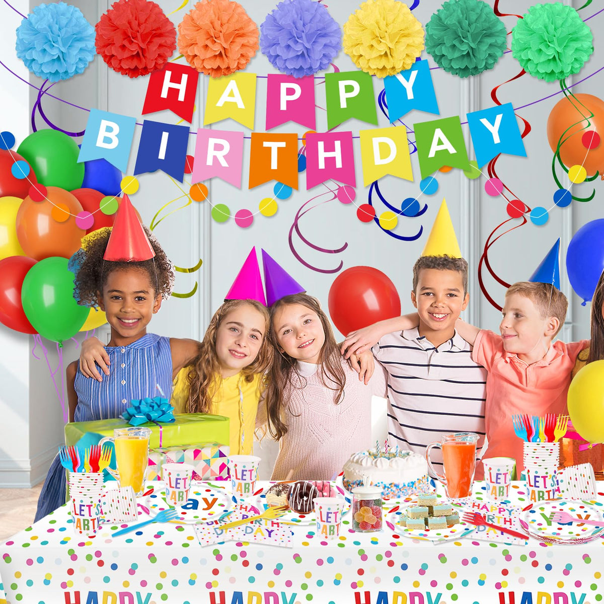 Happy Birthday Decorations - Miucat Official Imagery - 8