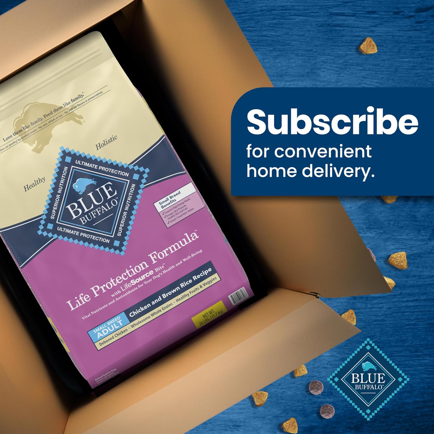 Blue Buffalo Life Protection Formula Adult Dry Dog Food, Helps Build