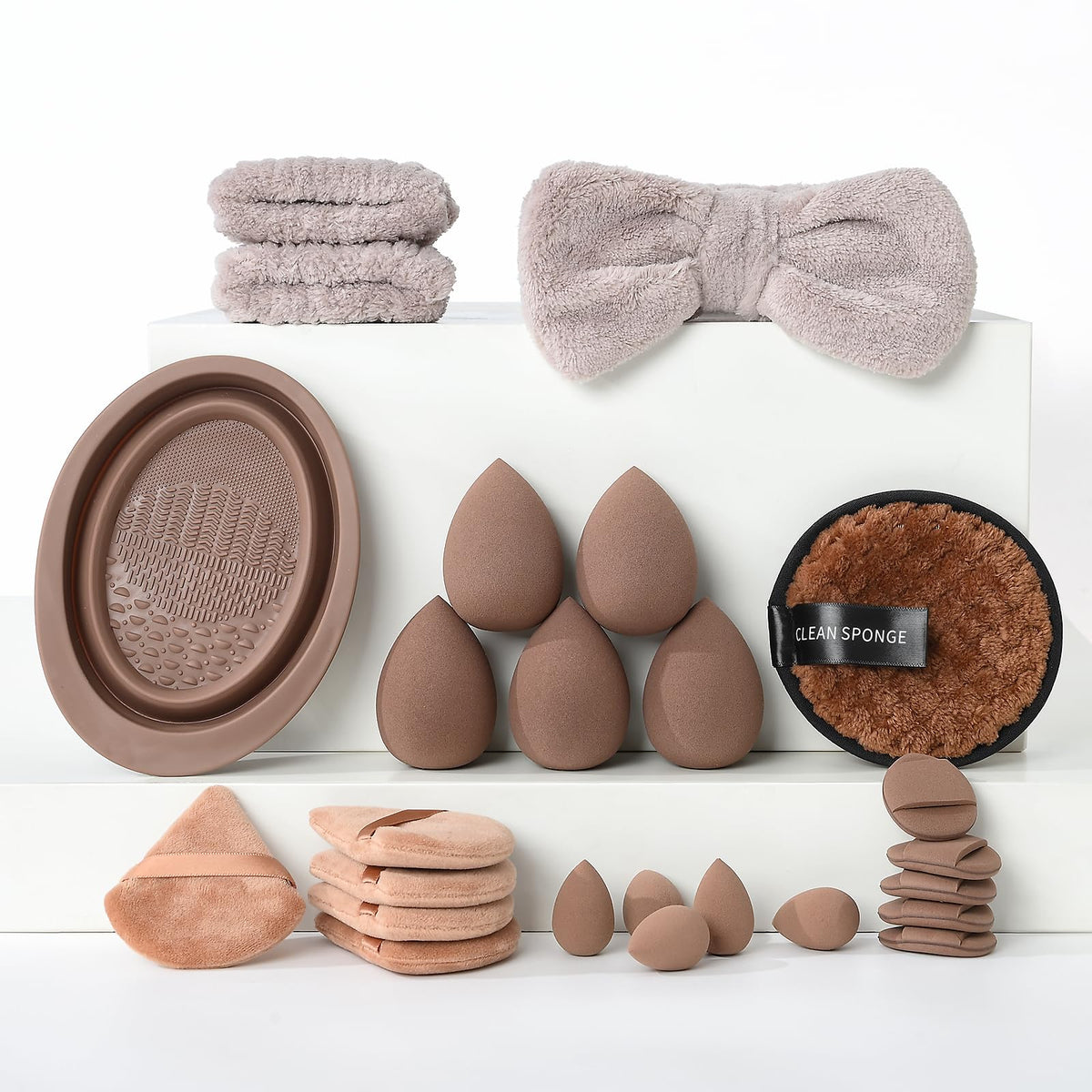 MULTIONS56PCS Makeup Brush Set with Sponge for Foundation - MULTIONS Official Imagery - 3