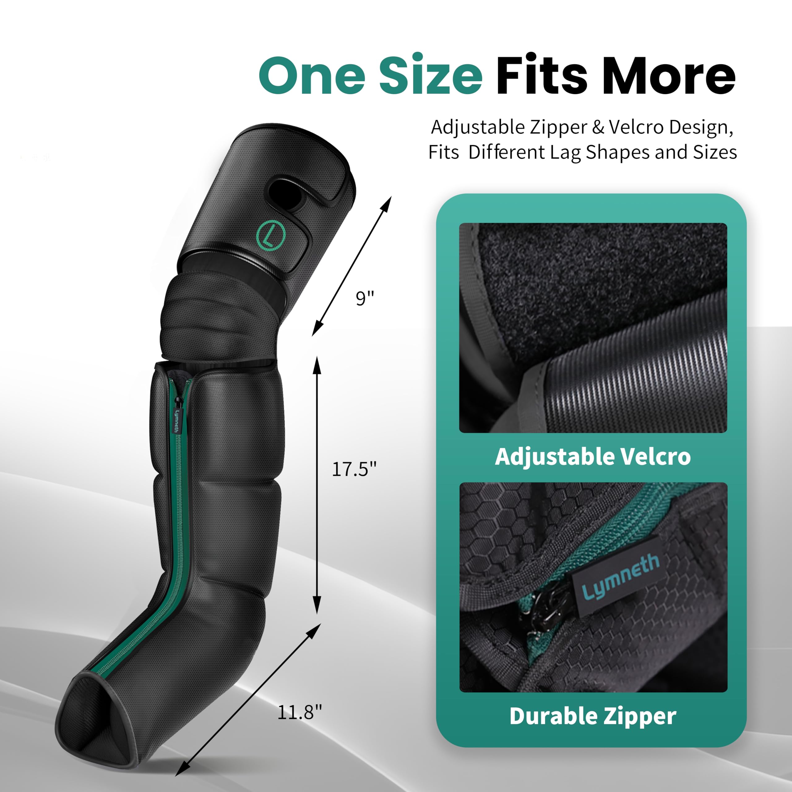Leg Massager with Heat and Comression for Circulation and Pain Relief