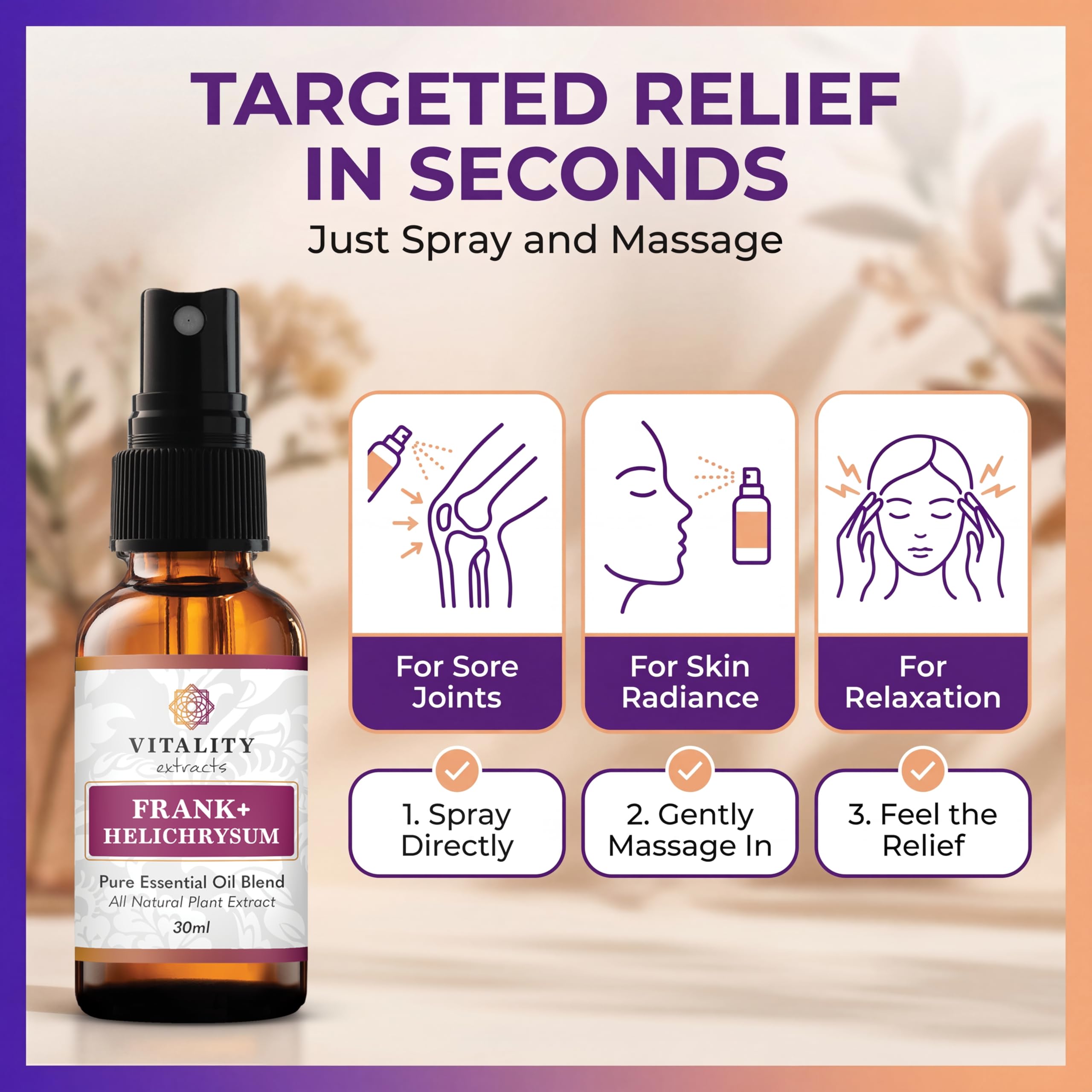 Vitality Extracts Frank Helichrysum Essential Oil Blend - Vitality Official Imagery - 4