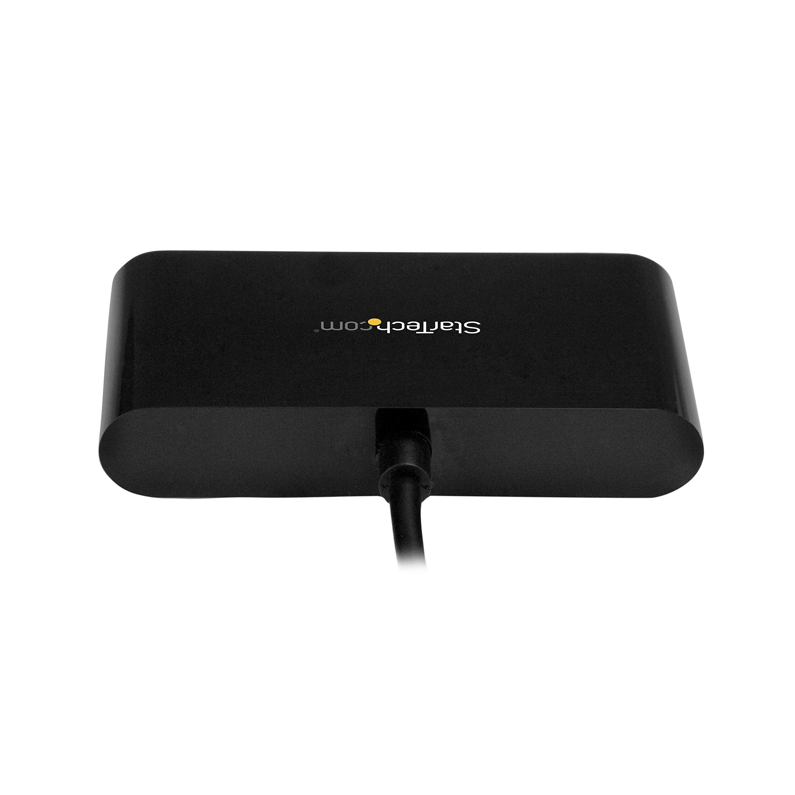 StarTech 4-Port USB-C Hub with 4x USB-A, USB 2.0 USB Powered (ST4200MINIC)