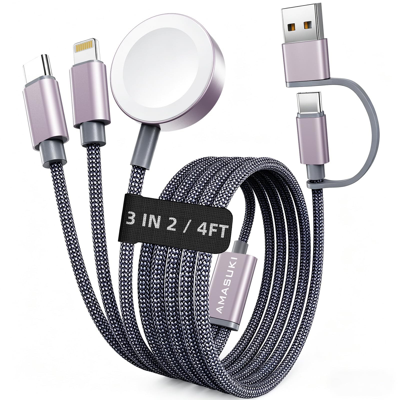 Amasuki 2026 Travel Essentials for Apple Watch Charger,Cruise Vac by Amasuki - Angle View 2