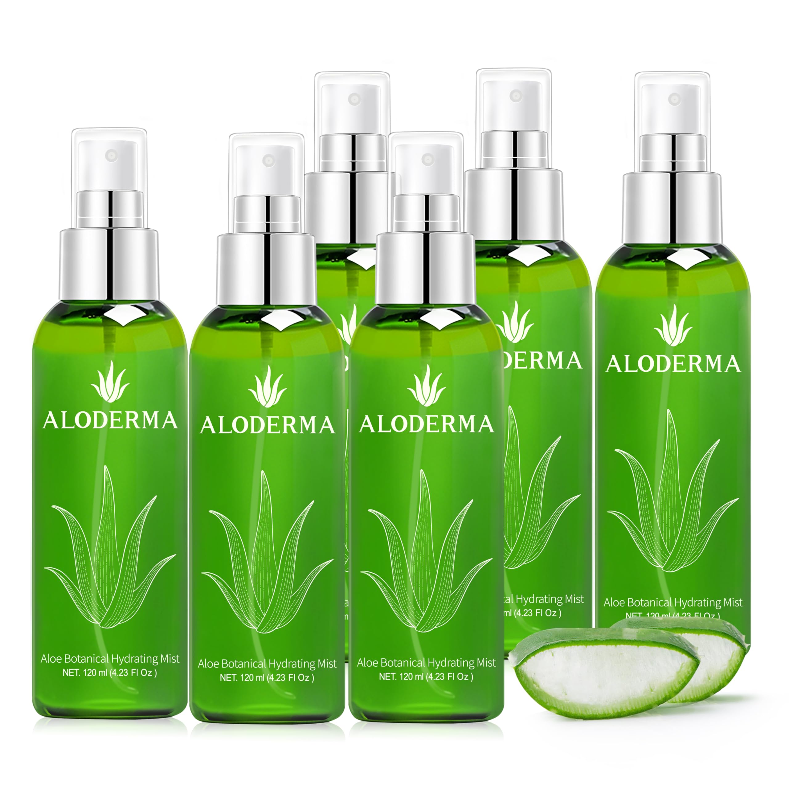 Aloderma Refreshing Hydrating Face Mist with Organic Aloe Vera, - Aloderma