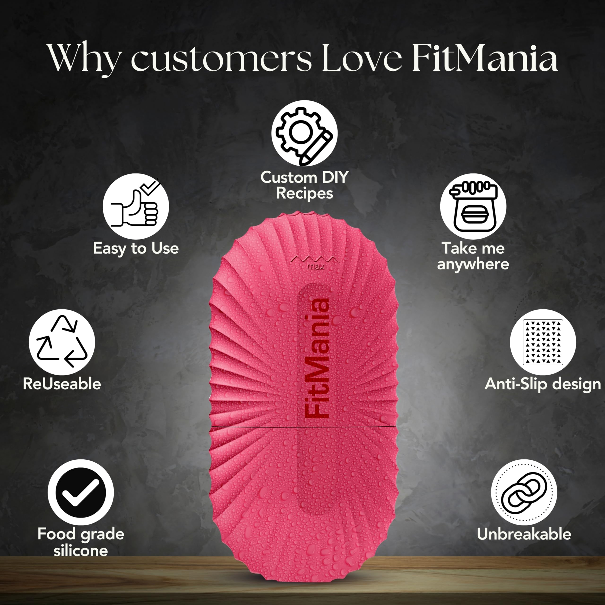 FitMania Ice Roller for Face with two premium massage heads, used for facial cooling and skin rejuvenation.