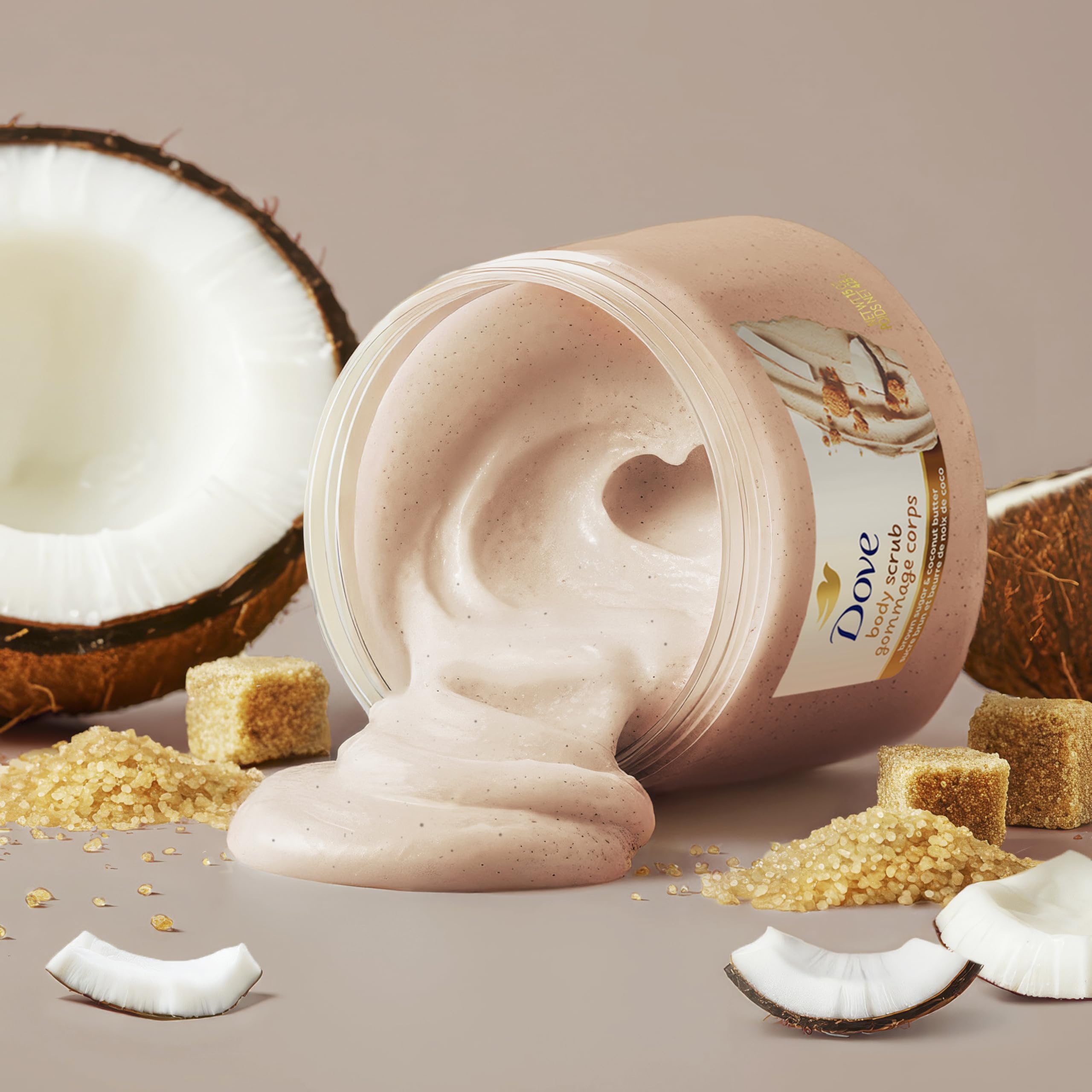 Elefair Tech Dove Brown Sugar and Coconut Butter Body Scrub Exfoliates and Deeply - Elefair Tech Official Product View 8