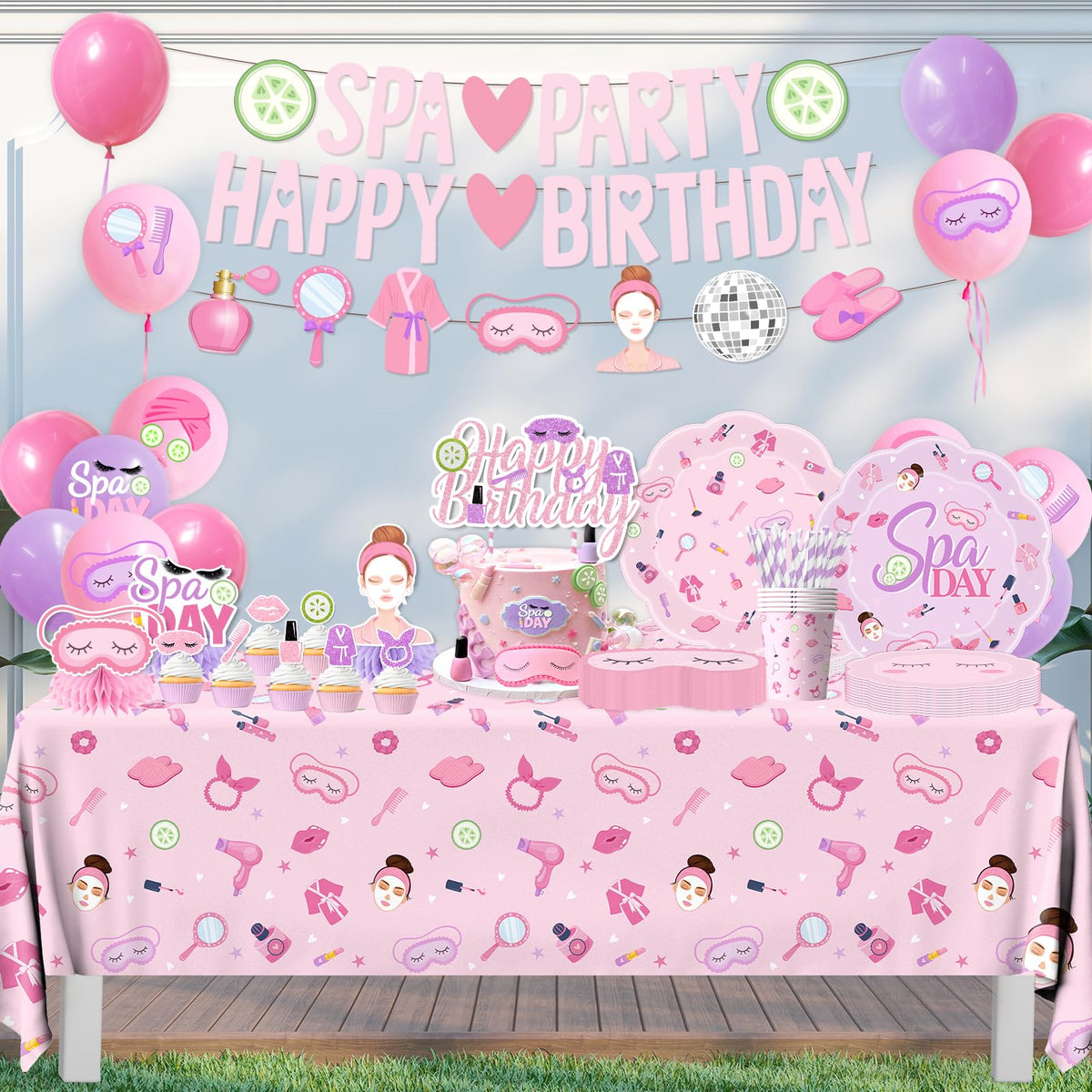 Spa Party Supplies for Girls - MUXJEQA Official Imagery - 7