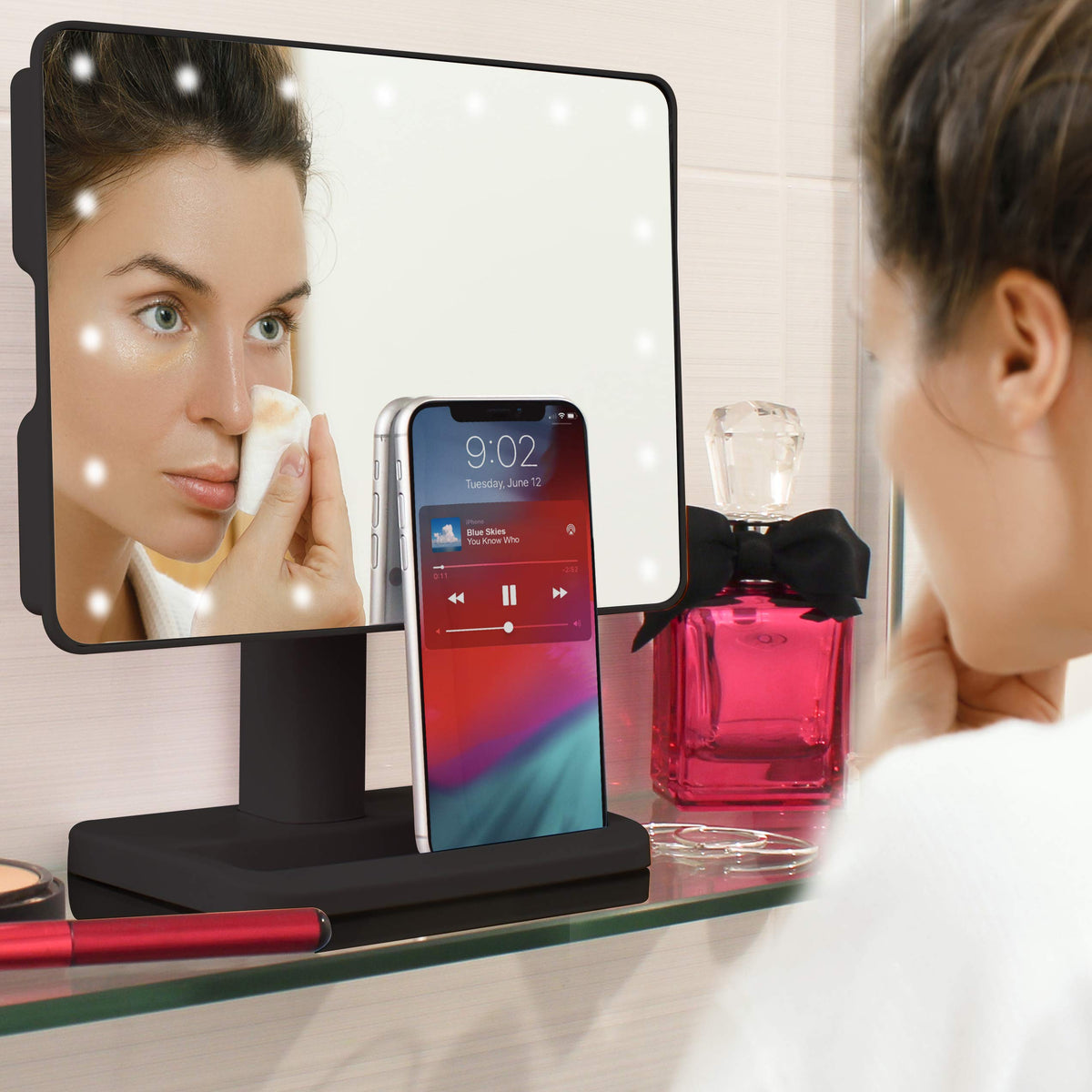 Aduro Vanity Mirror Makeup Mirror With Lights And Wireless - Aduro Official Imagery - 5