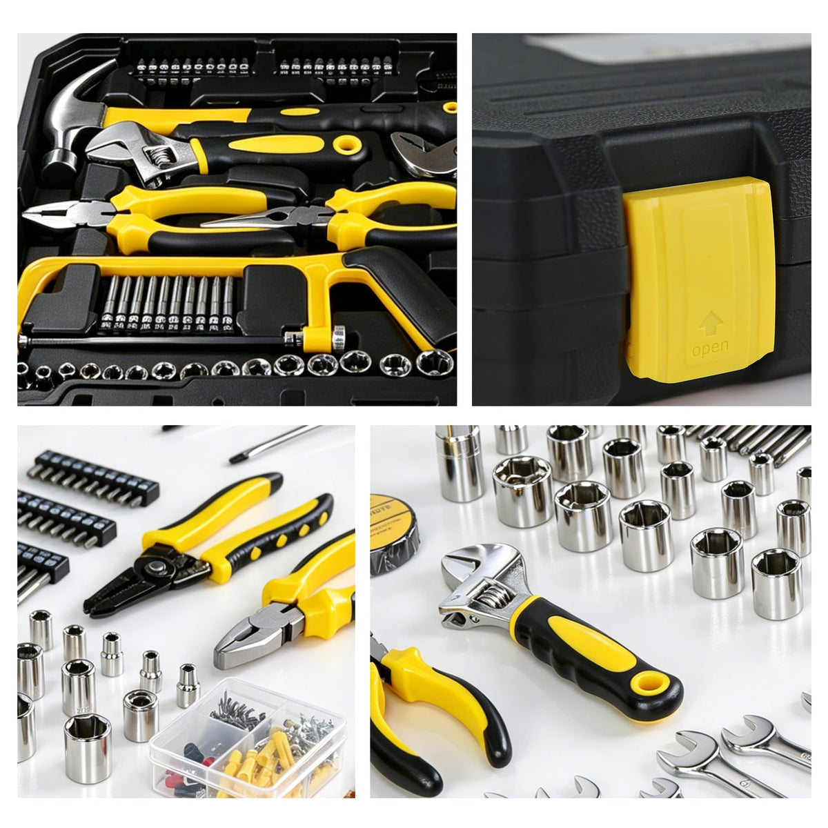 266 Piece Home Tool Set with Complete Household Hand Tool - hoopoocolor Official Imagery - 5