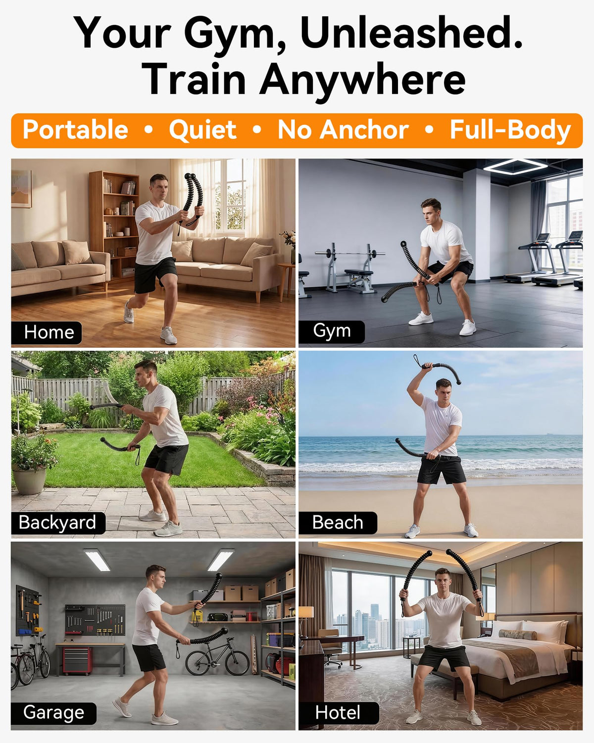Weighted Ropeless Battle Ropes Cordless Battle Ropes - cuspla Official Imagery - 8